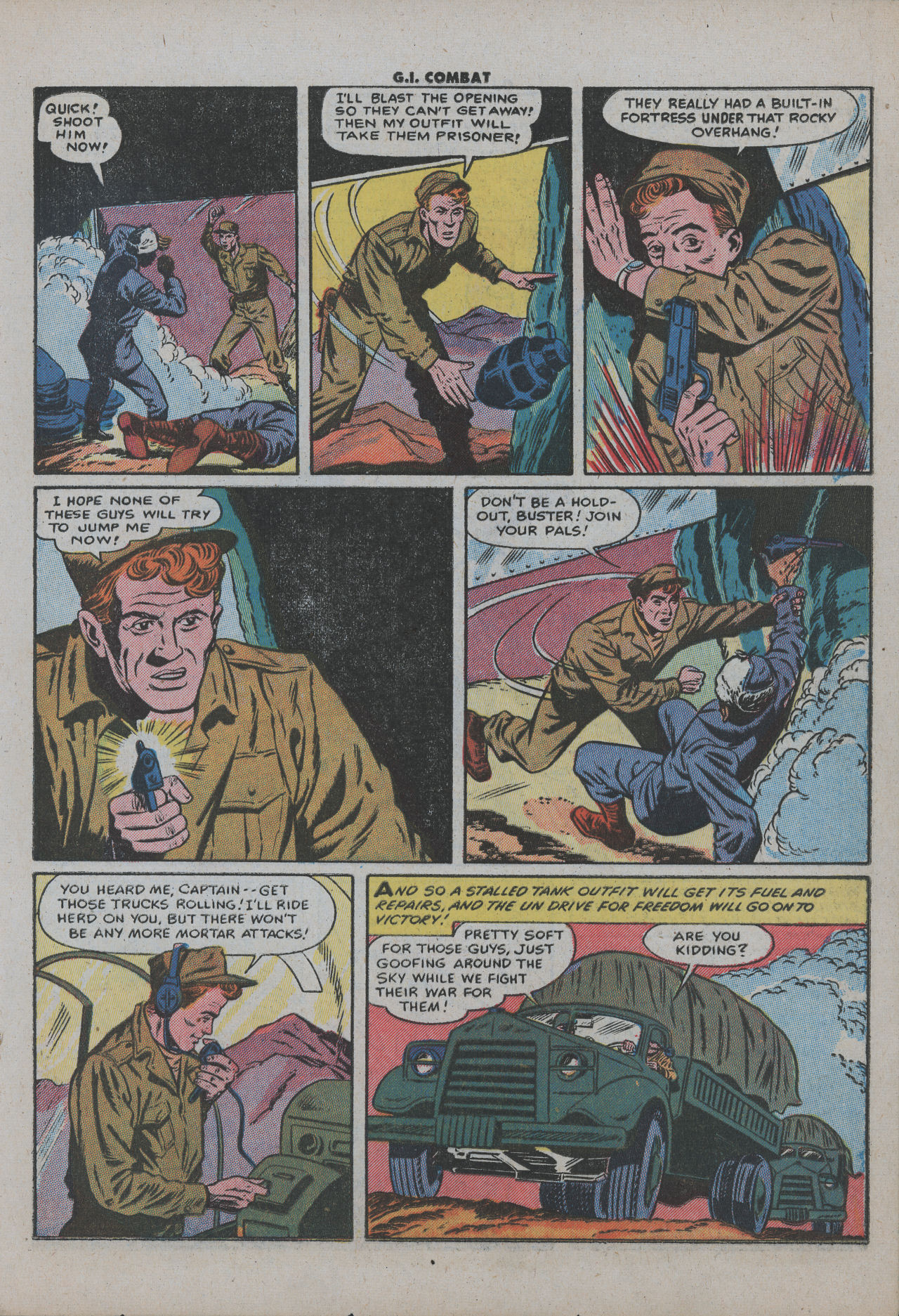 Read online G.I. Combat (1952) comic -  Issue #33 - 18