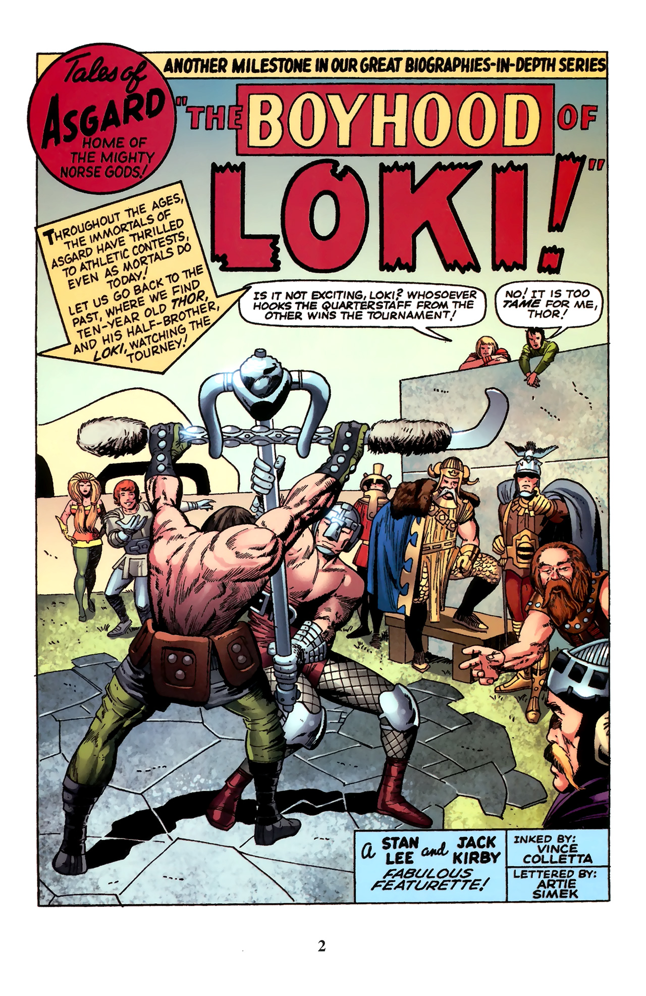Read online Thor: Tales of Asgard by Stan Lee & Jack Kirby comic -  Issue #3 - 4