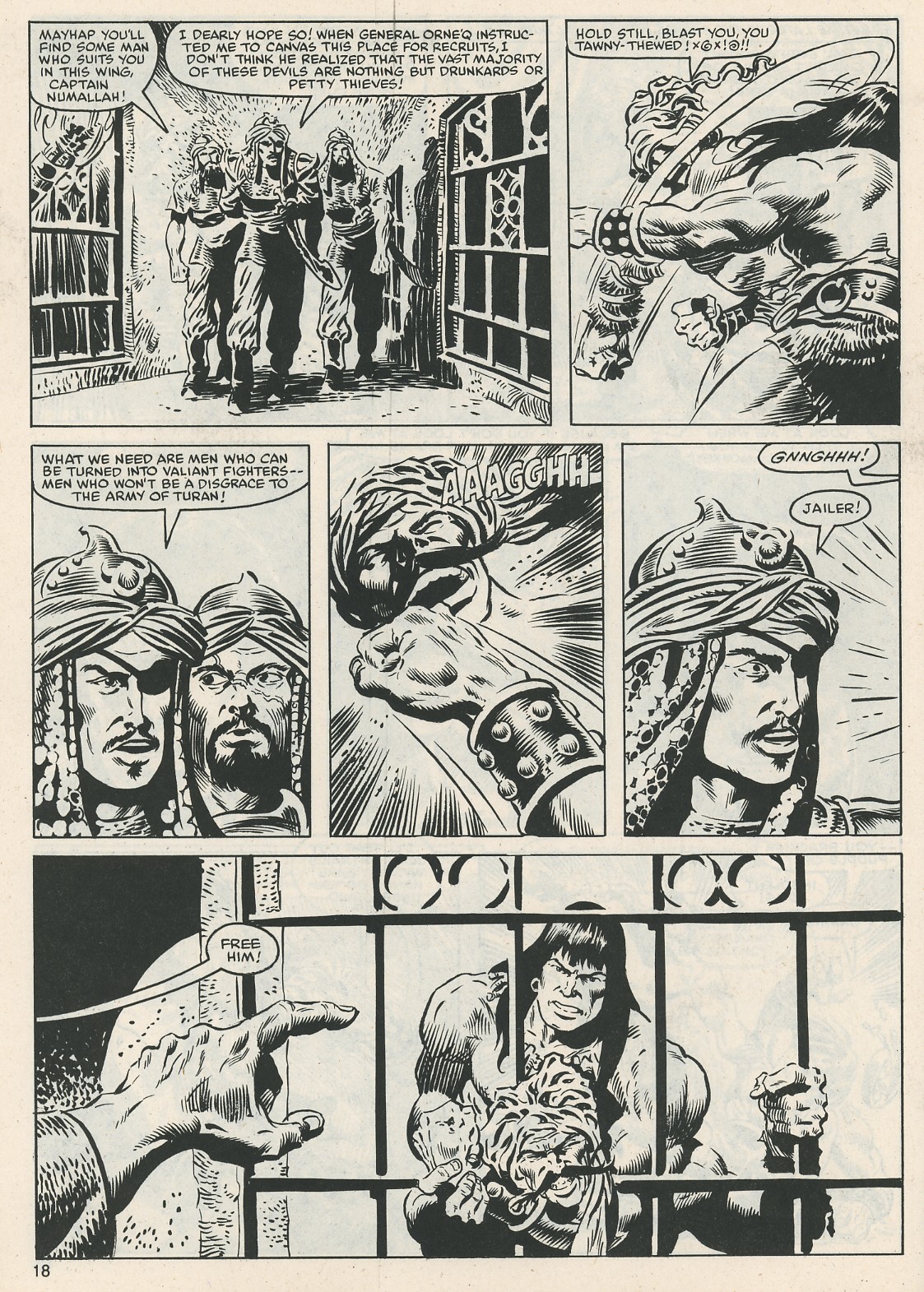 Read online The Savage Sword Of Conan comic -  Issue #112 - 18