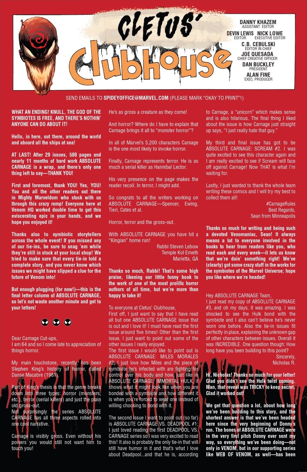 Read online Absolute Carnage comic -  Issue #5 - 31