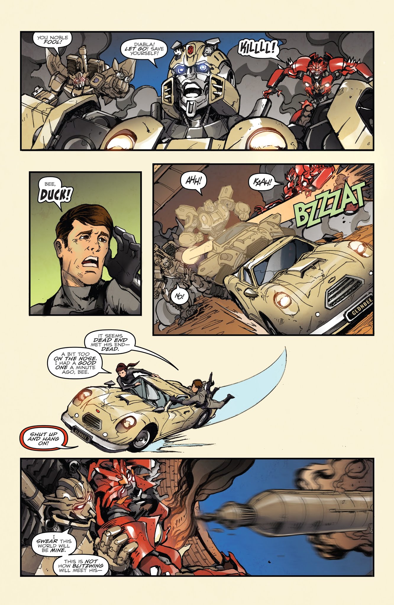 Read online Transformers: Bumblebee Movie Prequel comic -  Issue #4 - 17