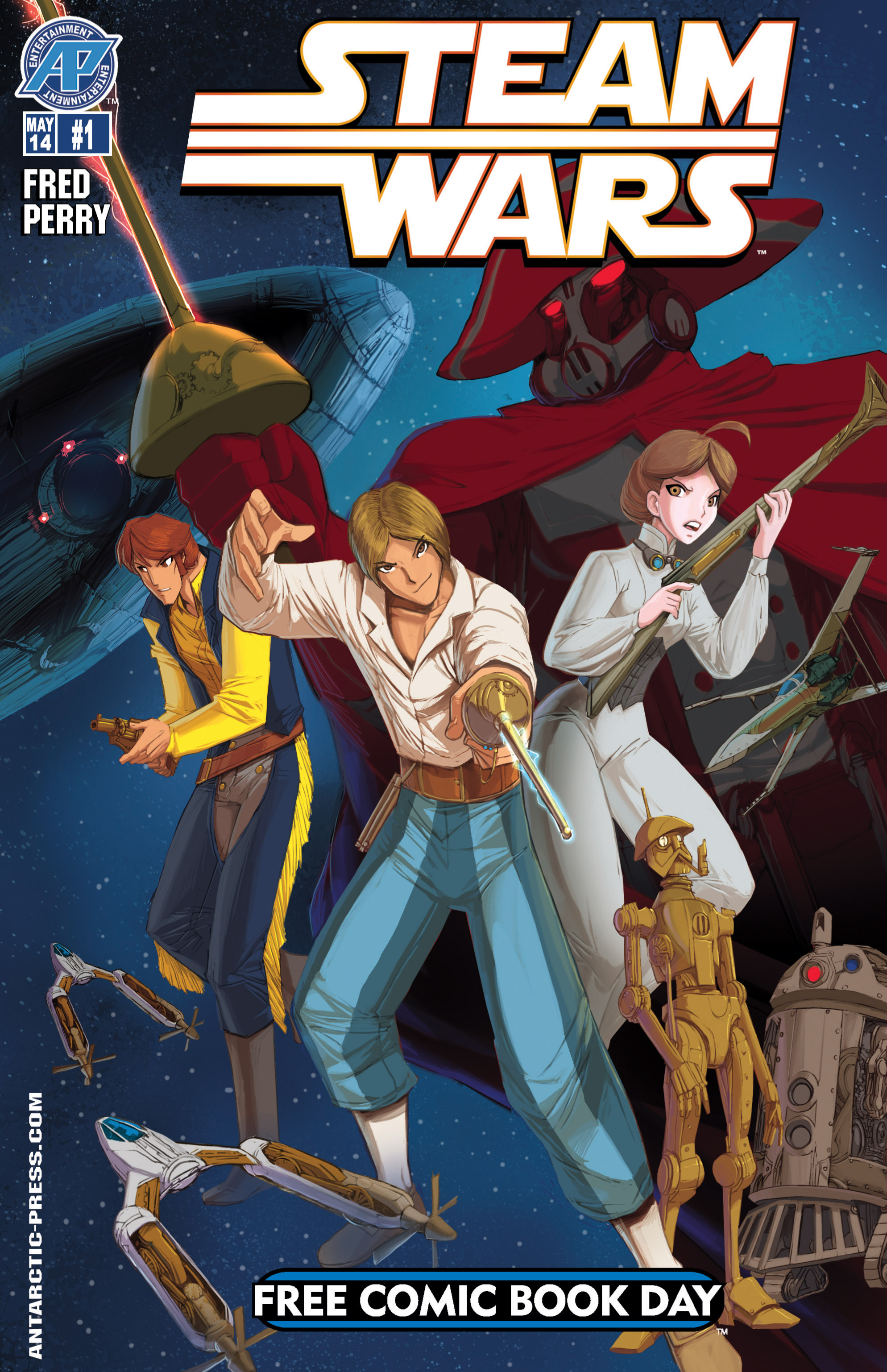 Read online Free Comic Book Day 2014 comic -  Issue # Steam Wars 01 - 1