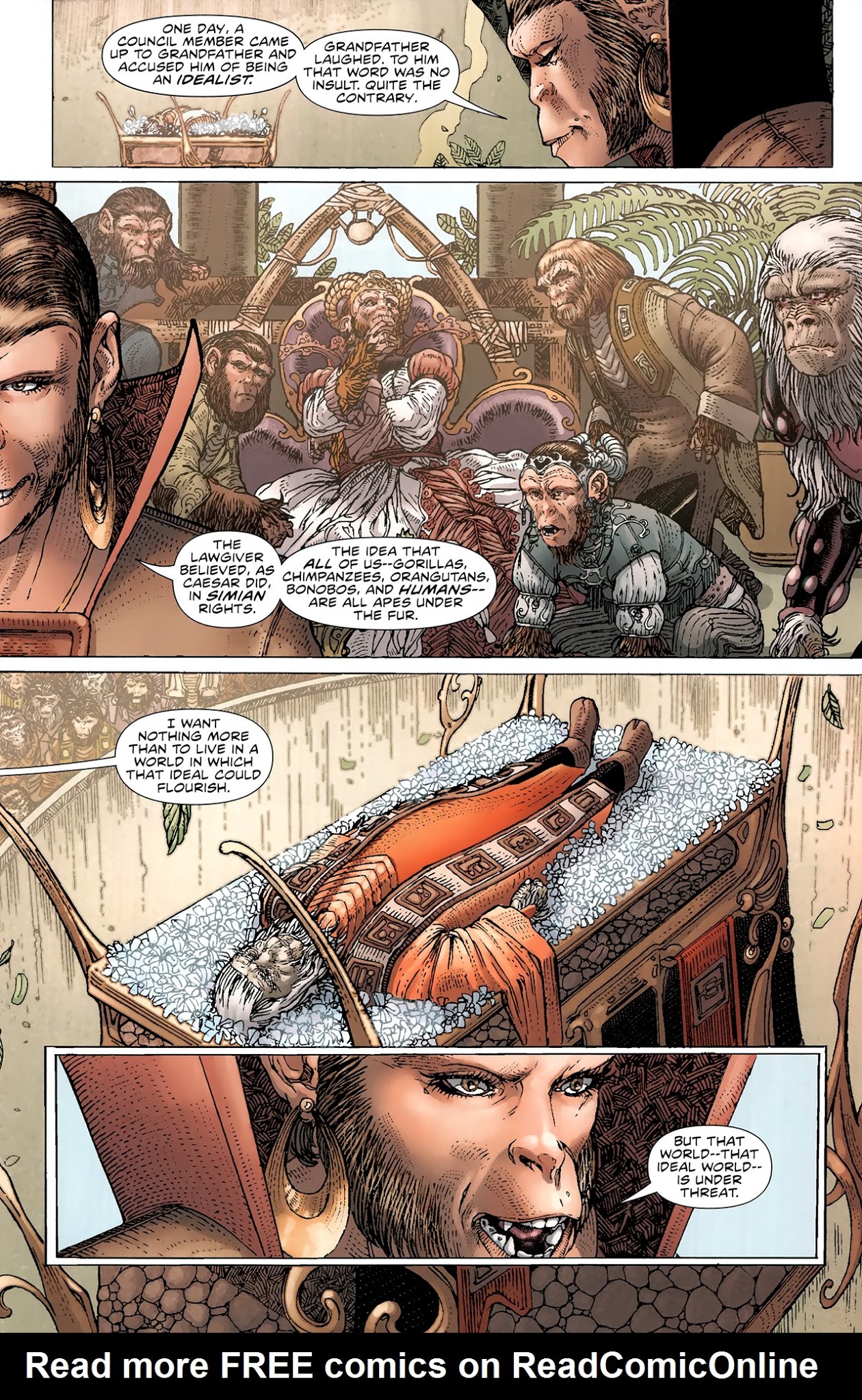Read online Planet of the Apes (2011) comic -  Issue #4 - 13