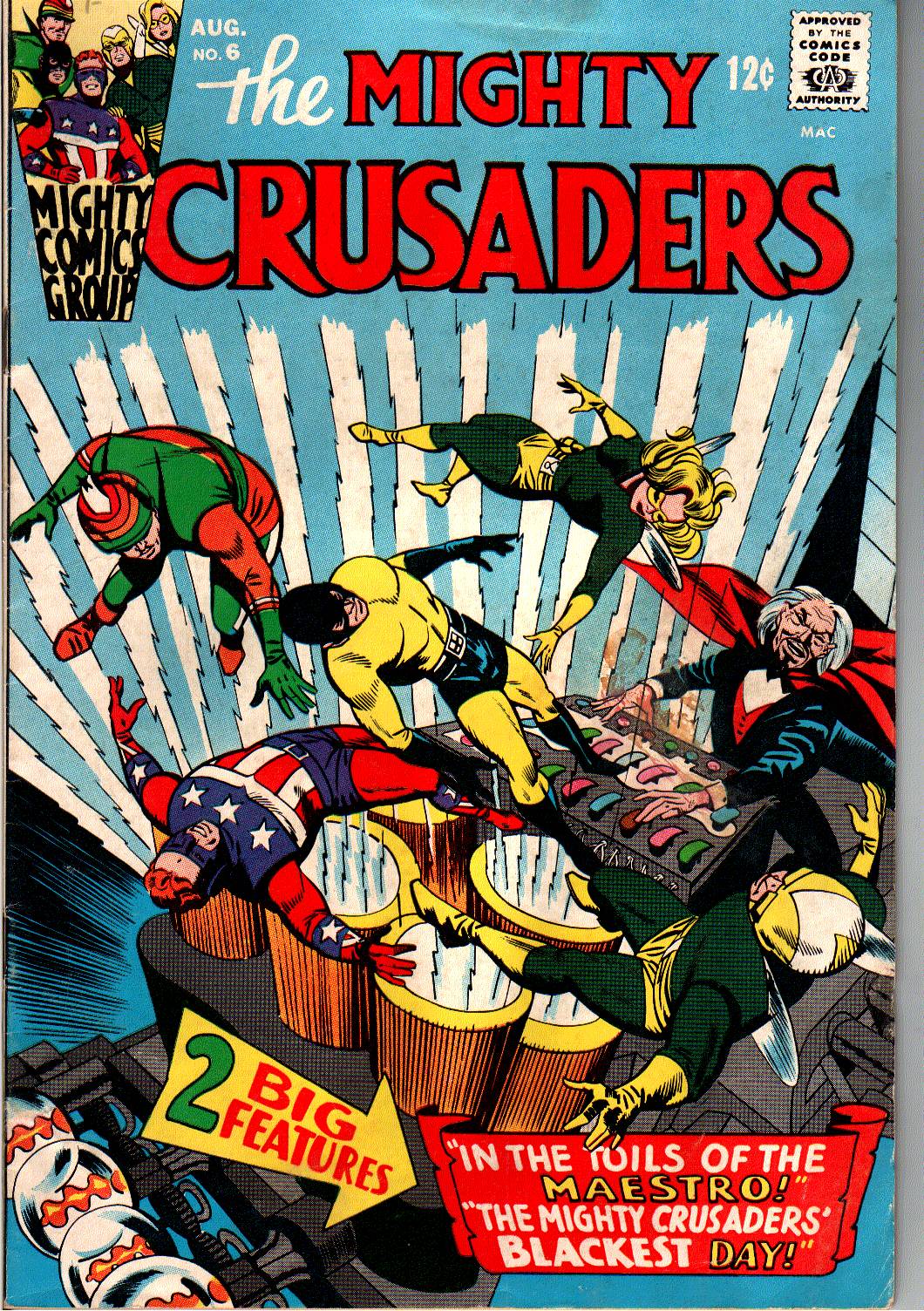 Read online The Mighty Crusaders (1965) comic -  Issue #6 - 1