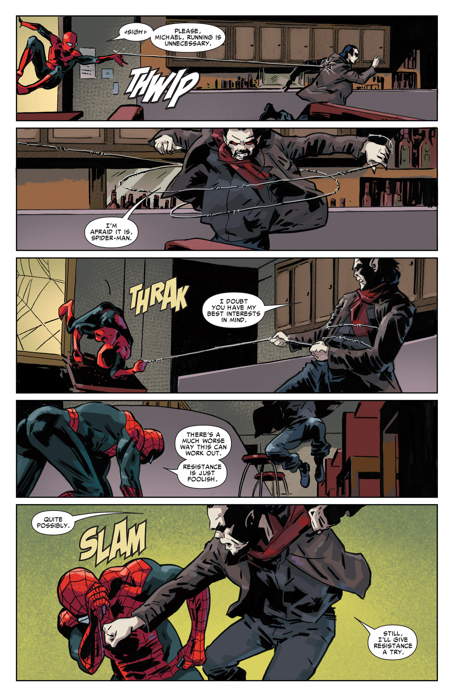 Read online Morbius: The Living Vampire comic -  Issue #6 - 7