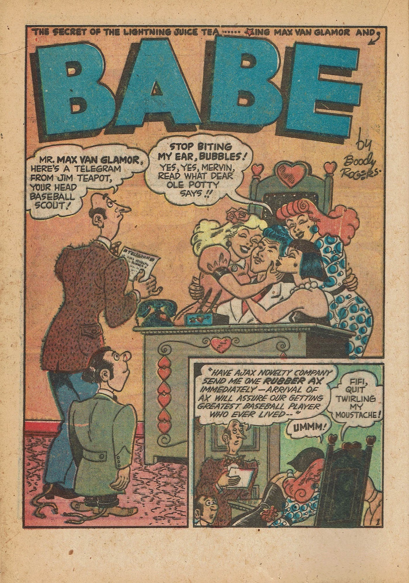 Read online Babe (1948) comic -  Issue #1 - 24