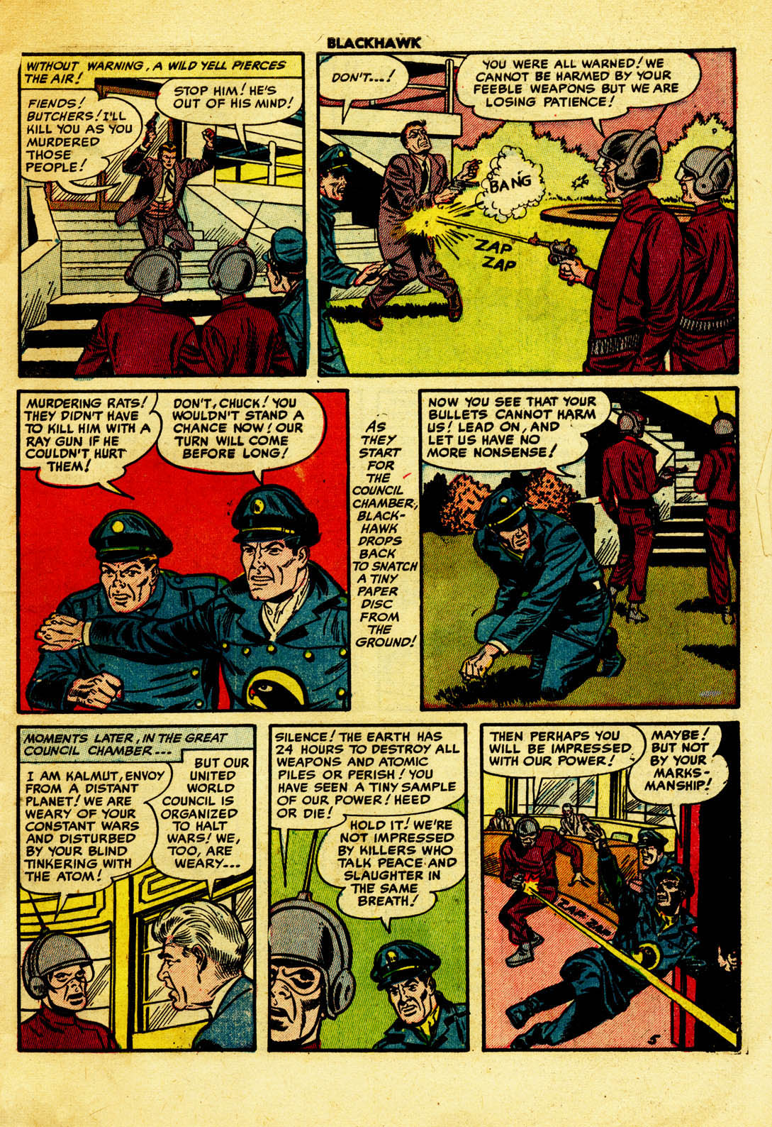 Read online Blackhawk (1957) comic -  Issue #63 - 7