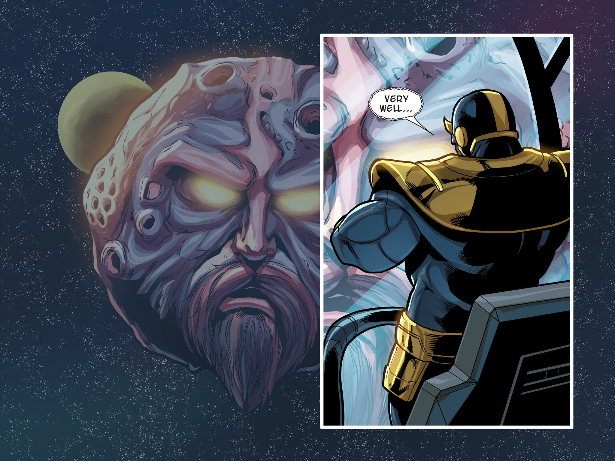 Read online Thanos: A God Up There Listening comic -  Issue # TPB - 75