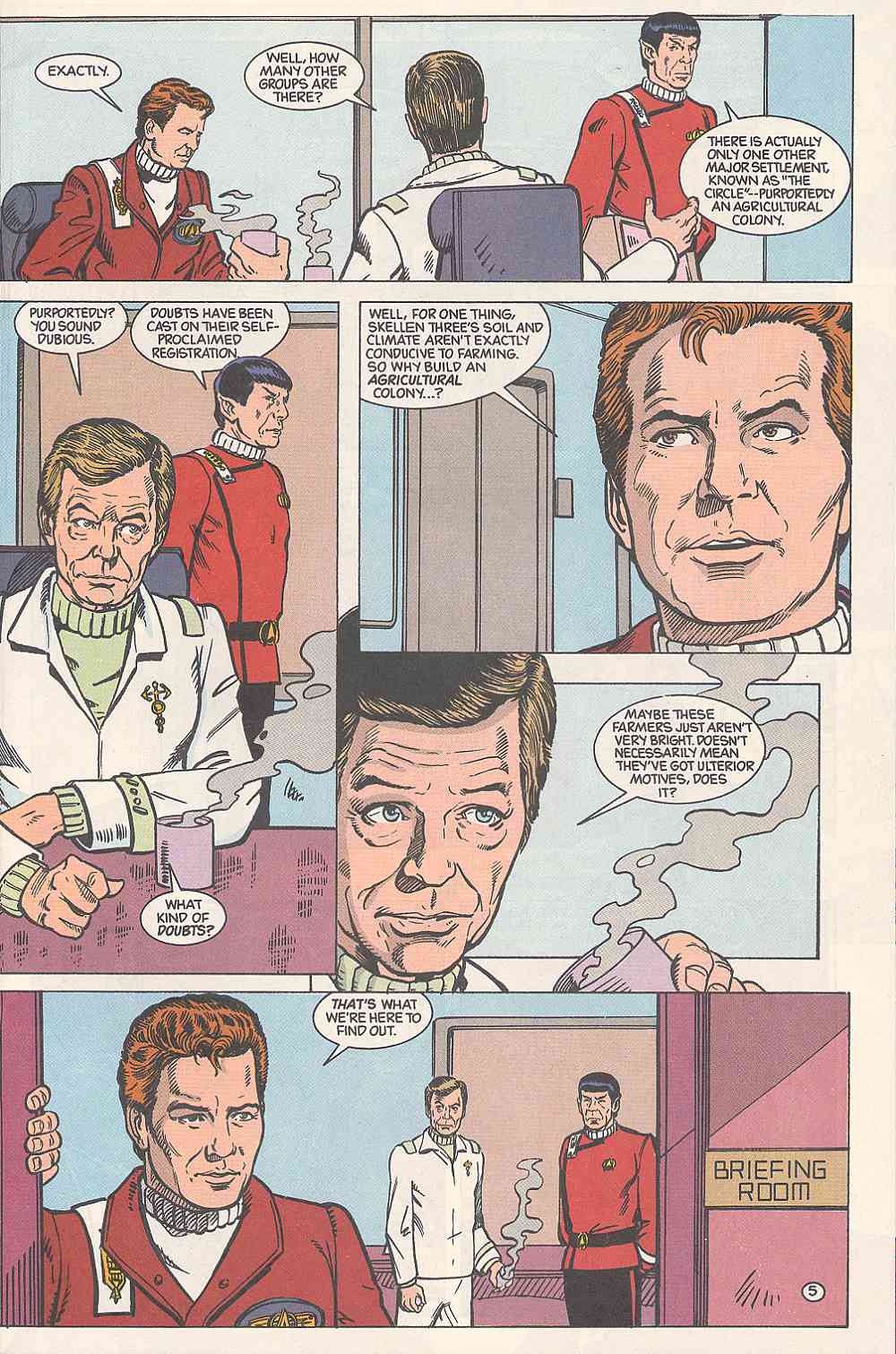 Read online Star Trek (1989) comic -  Issue #22 - 5