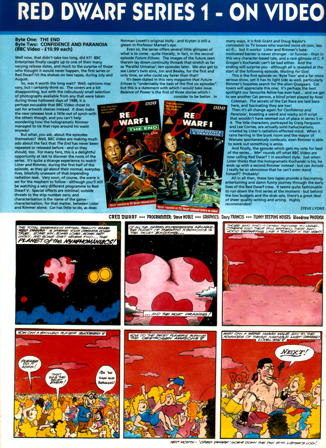 Read online Red Dwarf Smegazine (1993) comic -  Issue #6 - 34