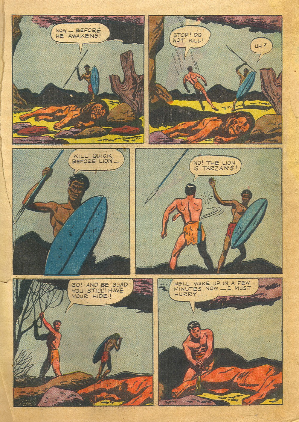 Read online Tarzan (1948) comic -  Issue #11 - 7