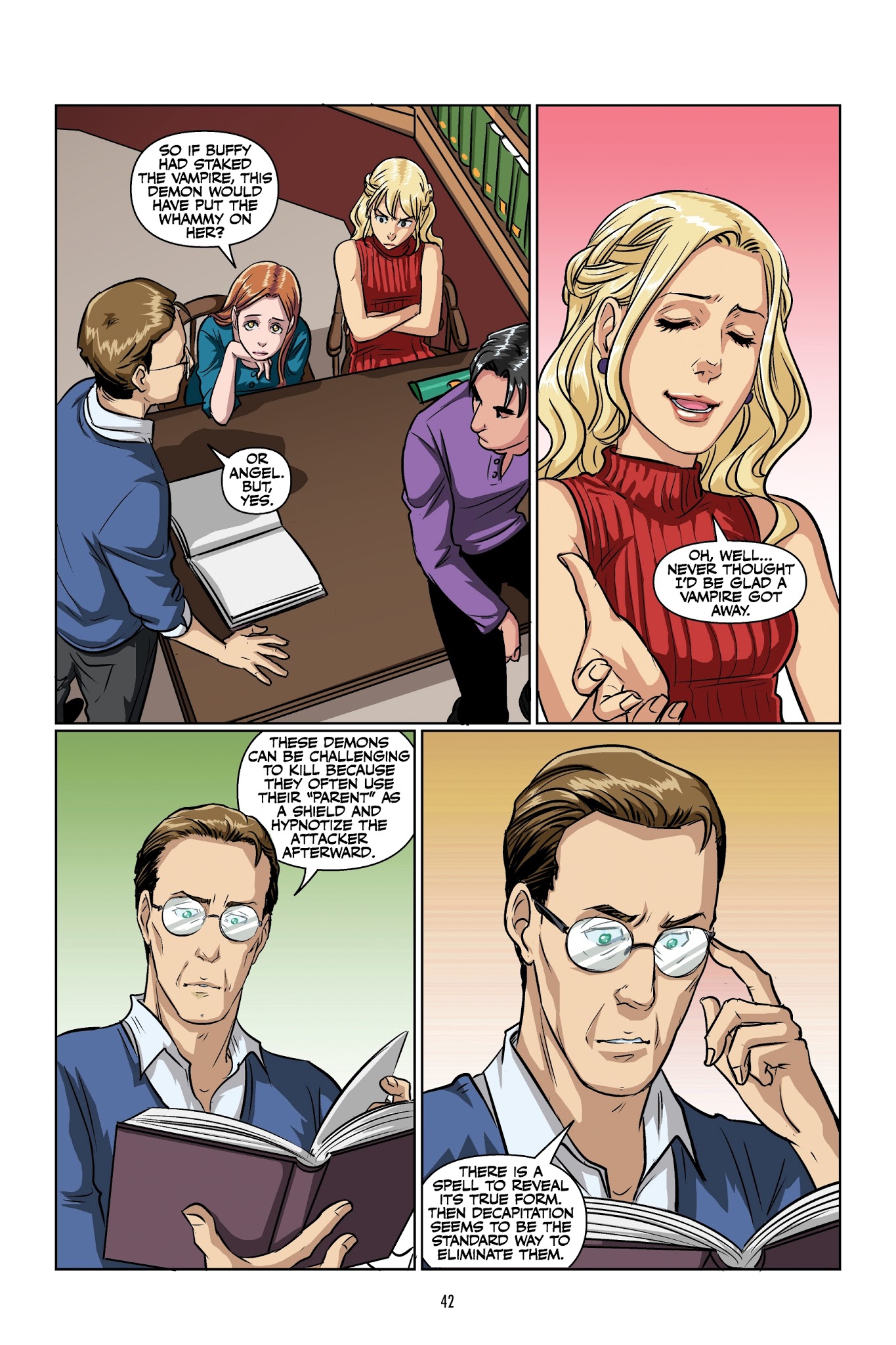 Read online Buffy: The High School Years–Parental Parasite comic -  Issue # TPB - 44