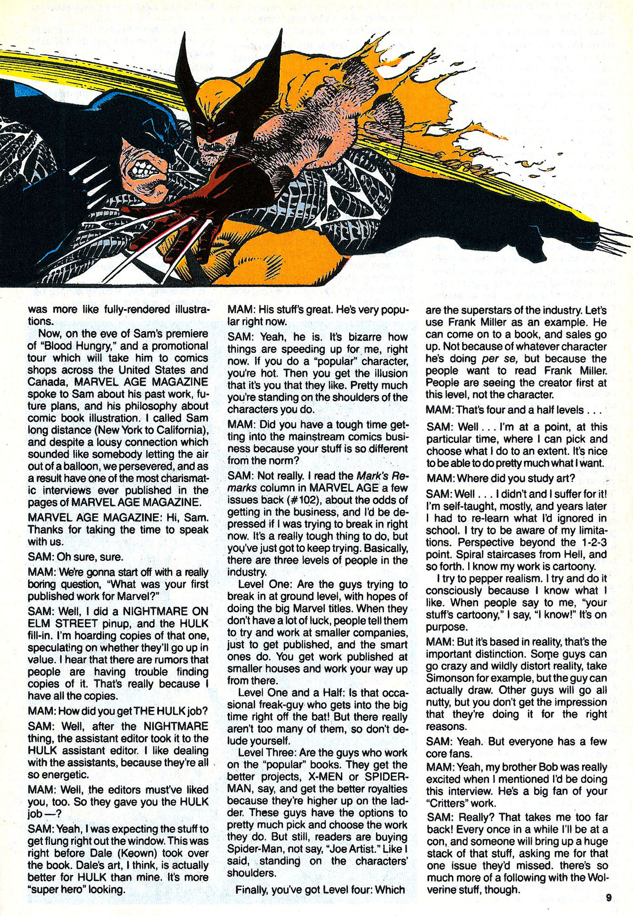 Read online Marvel Age comic -  Issue #105 - 11