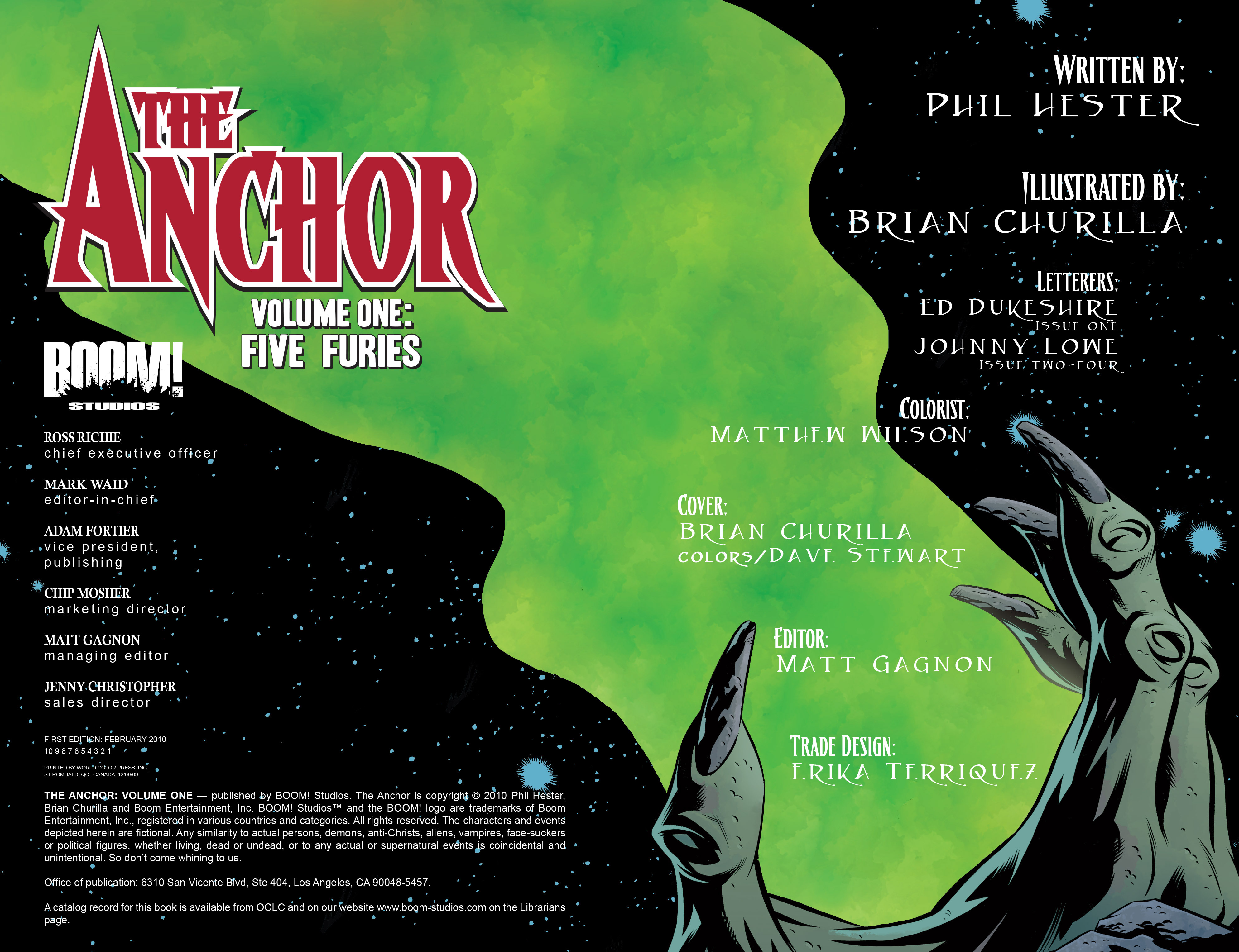 Read online The Anchor comic -  Issue # TPB 1 - 3