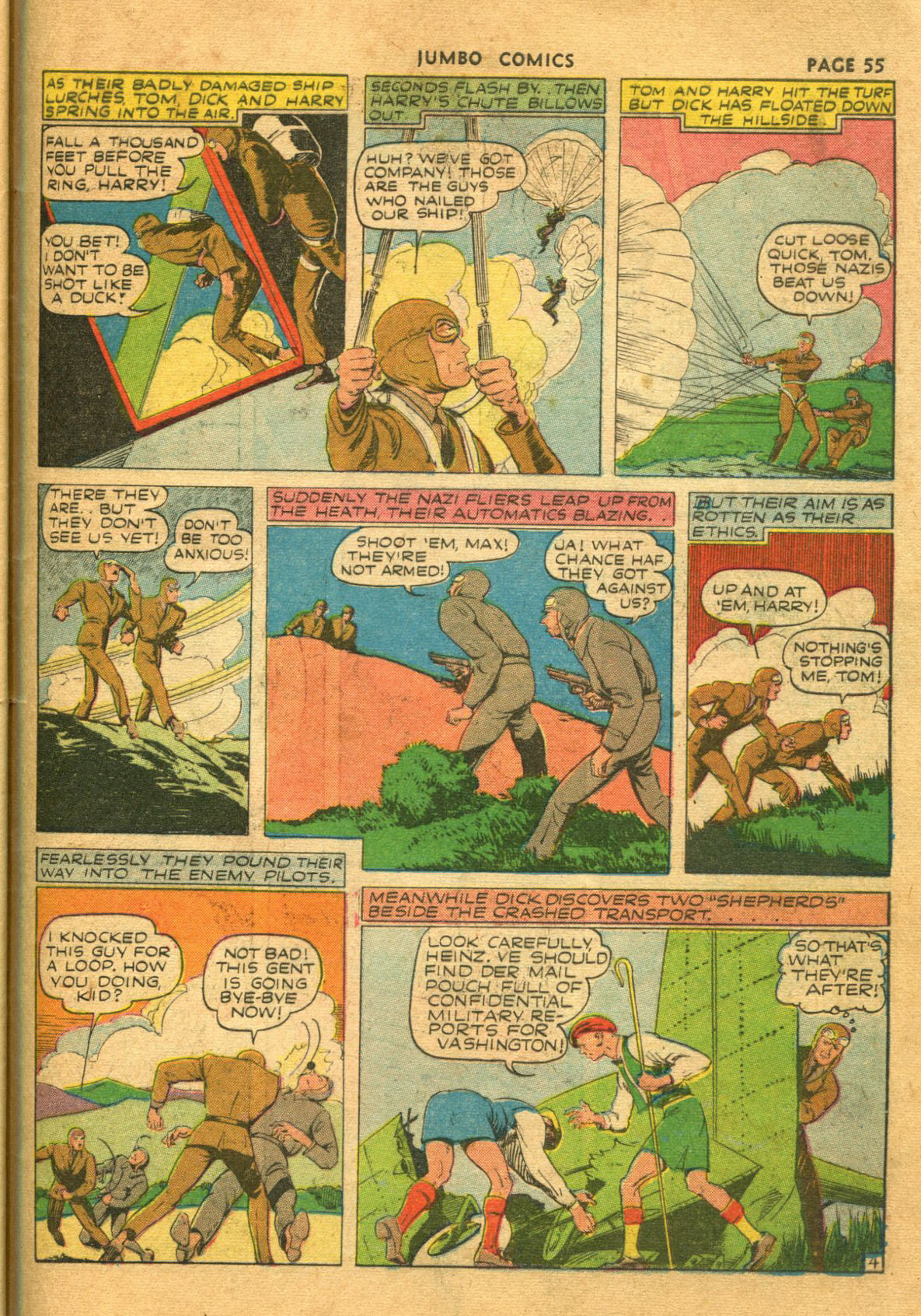 Read online Jumbo Comics comic -  Issue #35 - 58
