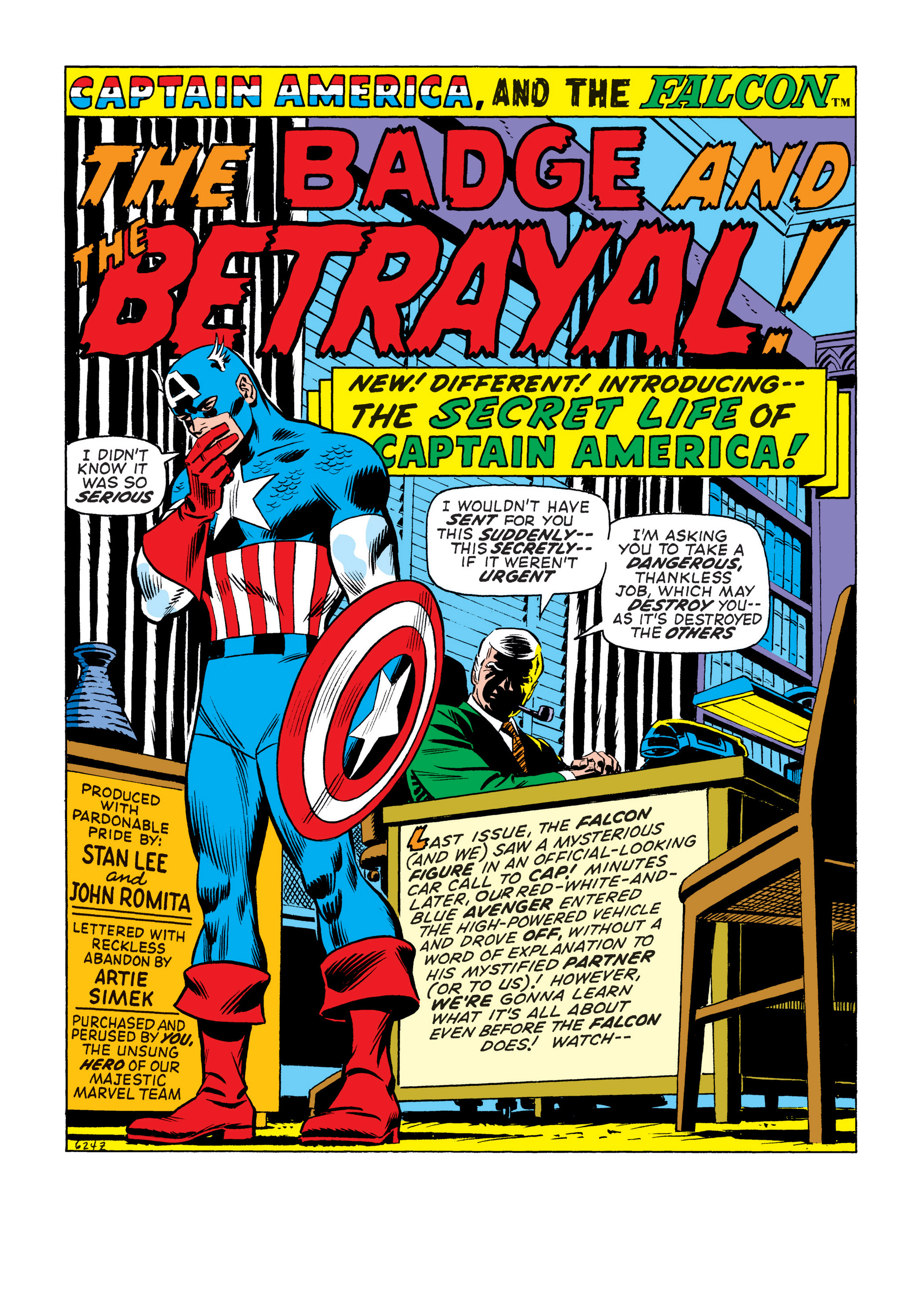 Read online Marvel Masterworks: Captain America comic -  Issue # TPB 6 (Part 1) - 50