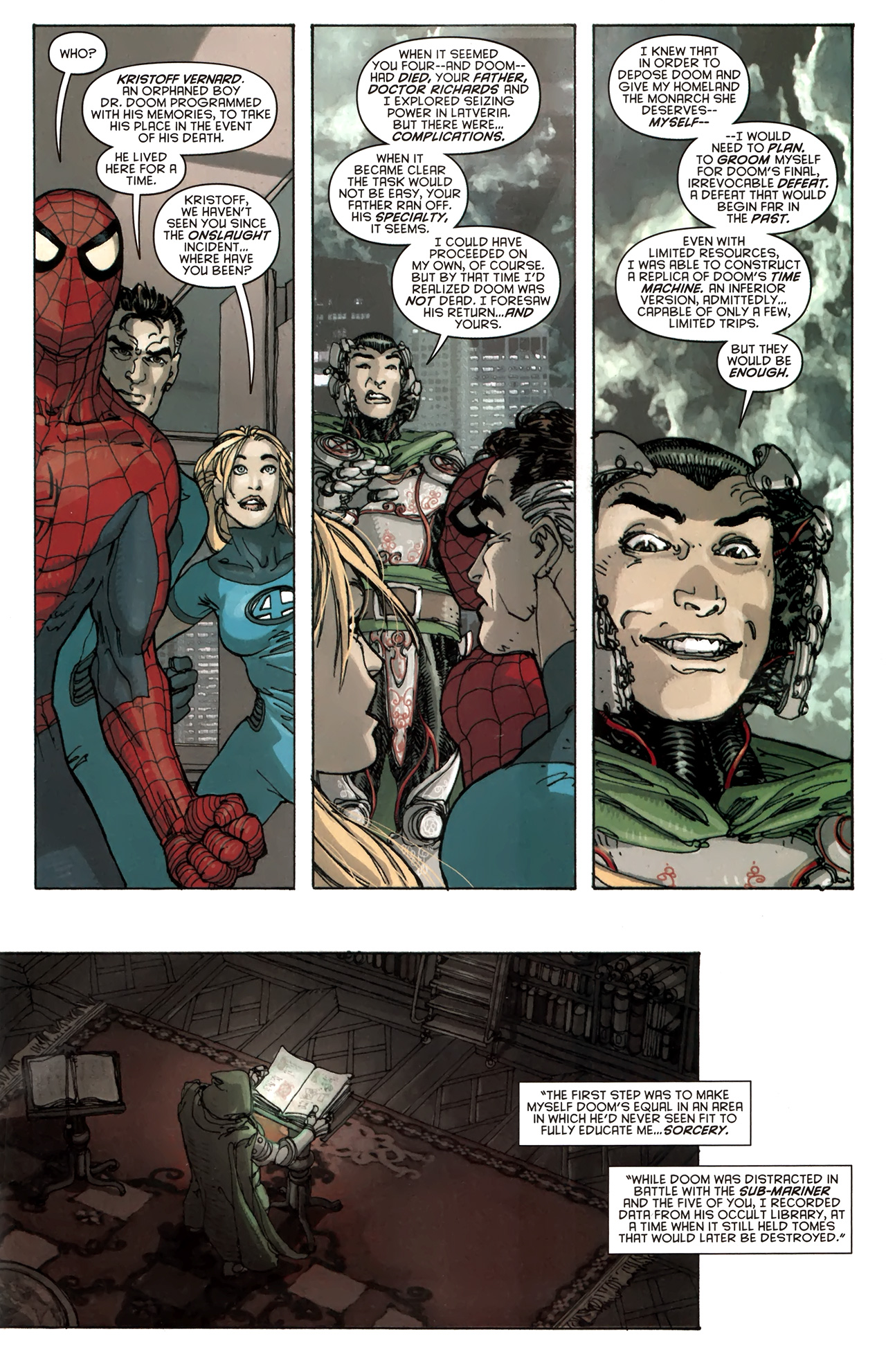 Read online Spider-Man/Fantastic Four comic -  Issue #4 - 8