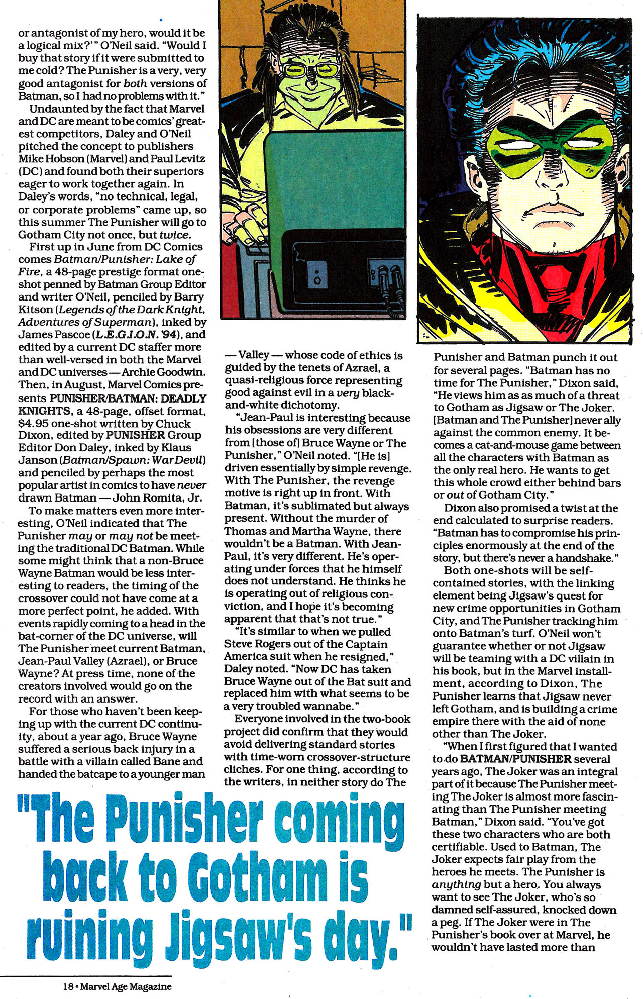 Read online Marvel Age comic -  Issue #139 - 18