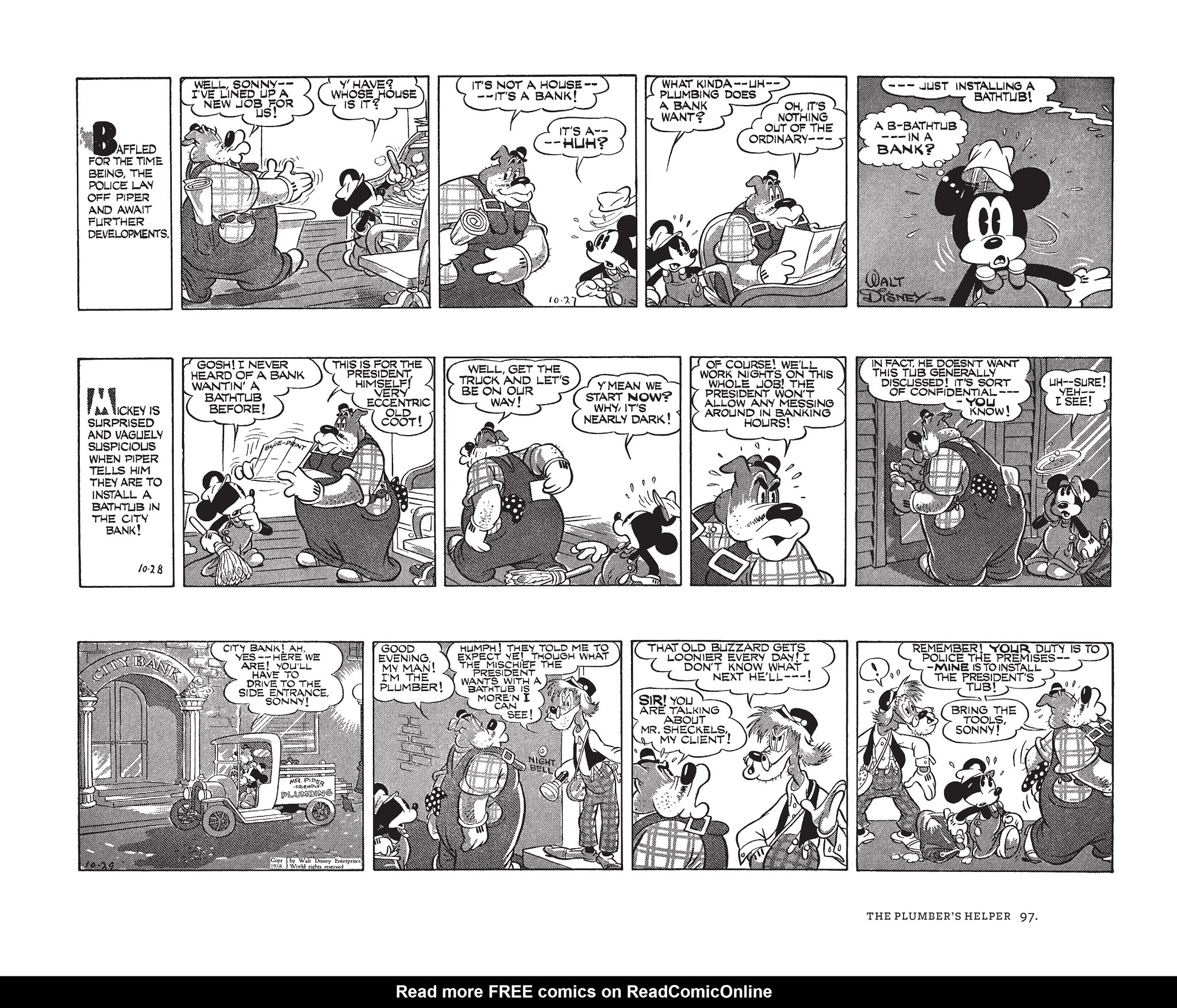Read online Walt Disney's Mickey Mouse by Floyd Gottfredson comic -  Issue # TPB 5 (Part 1) - 97