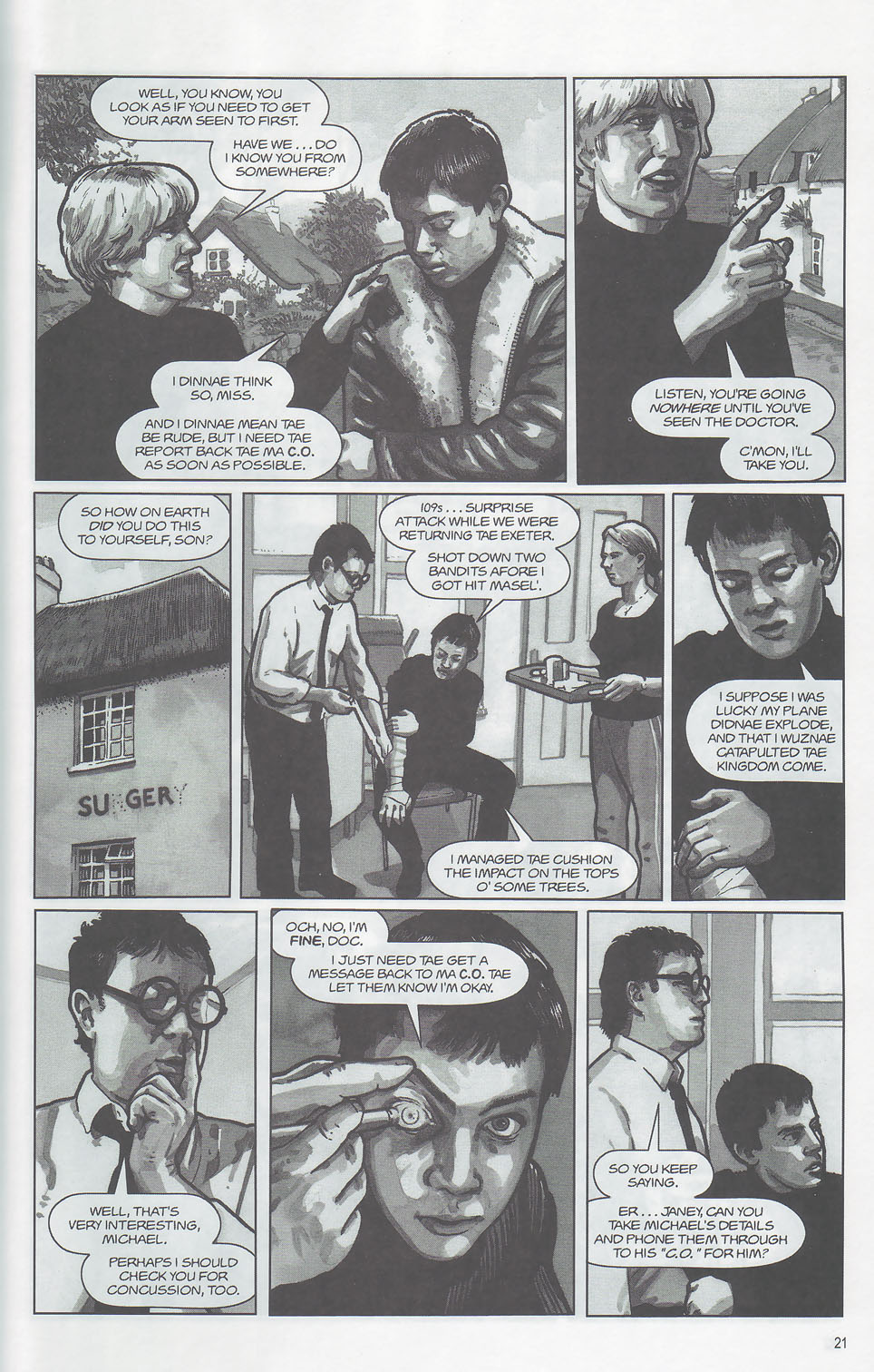 Read online Strangehaven comic -  Issue #16 - 21