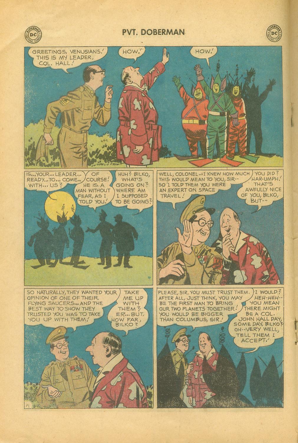 Read online Sgt. Bilko's Pvt. Doberman comic -  Issue #10 - 18