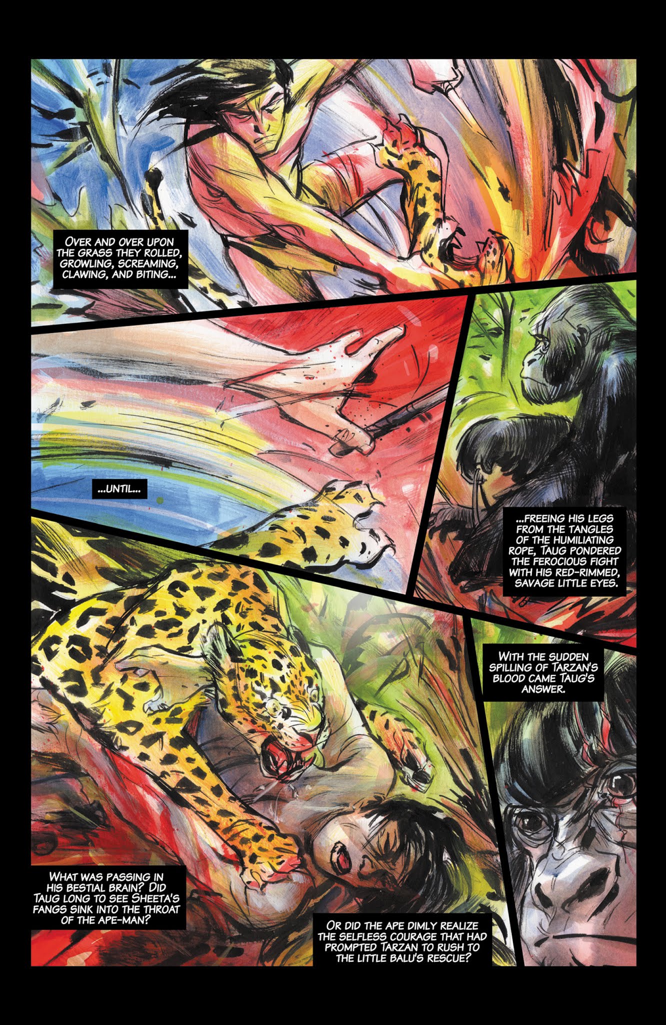 Read online Edgar Rice Burroughs' Jungle Tales of Tarzan comic -  Issue # TPB (Part 1) - 36