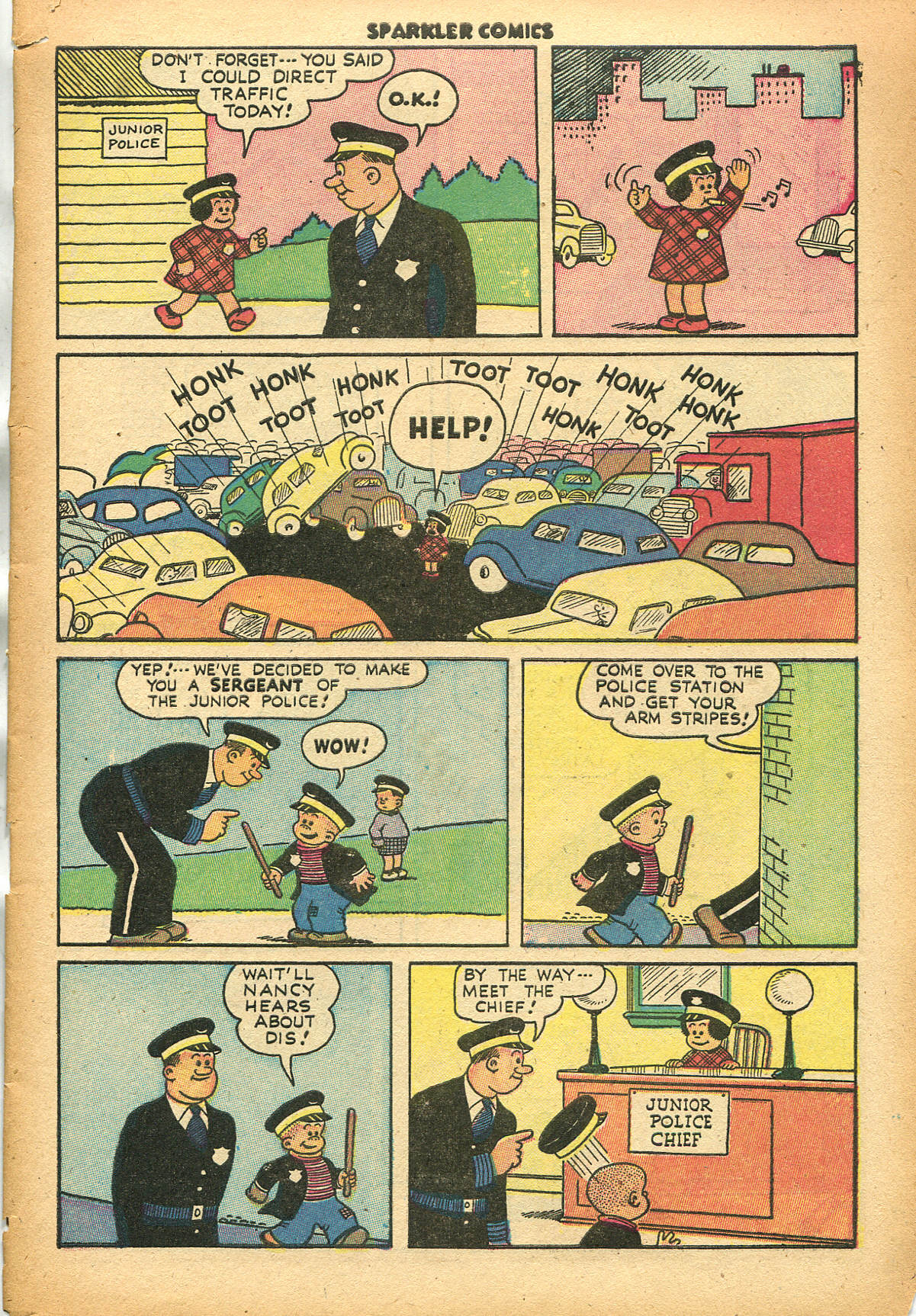 Read online Sparkler Comics comic -  Issue #65 - 7