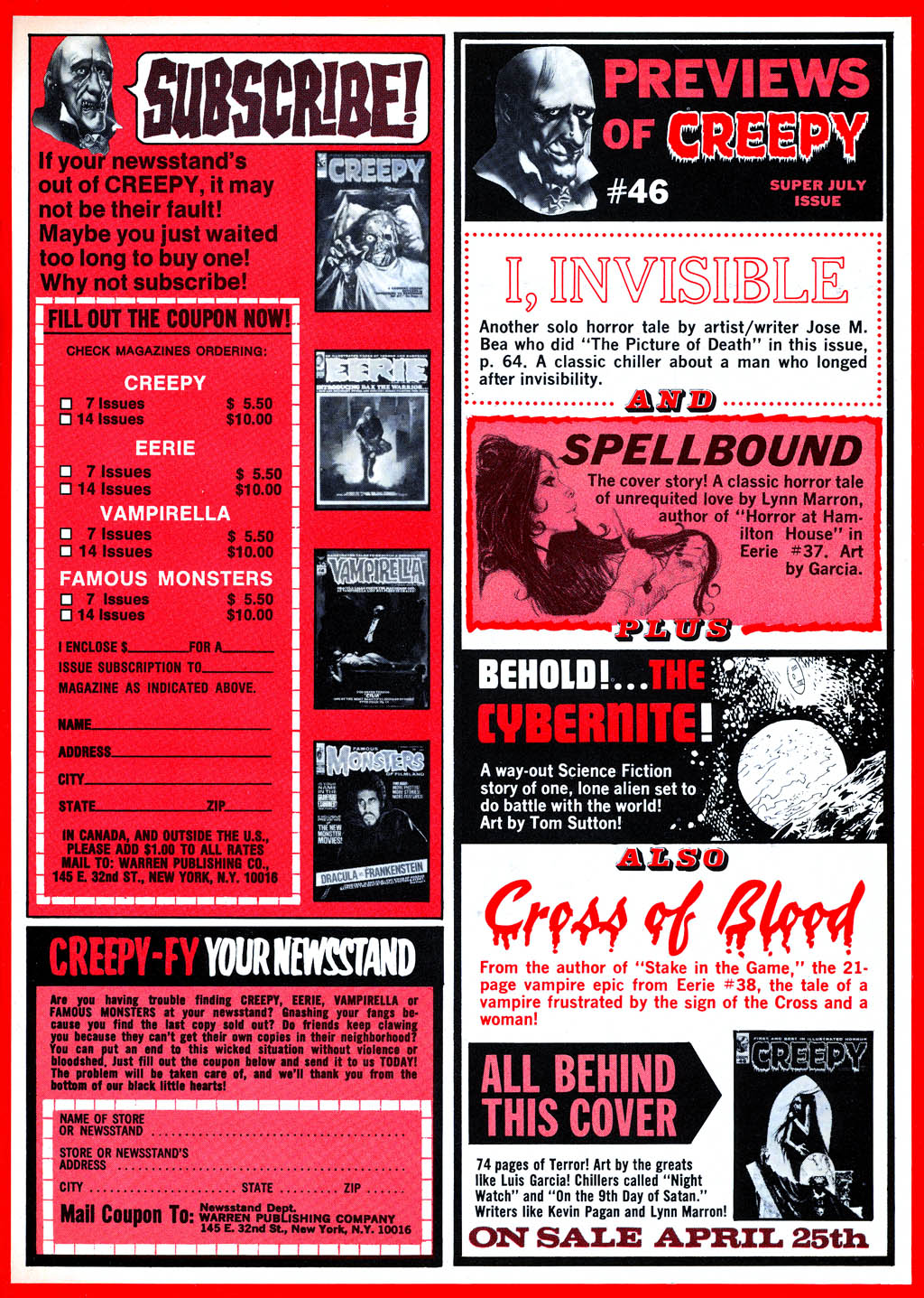 Read online Creepy (1964) comic -  Issue #45 - 75