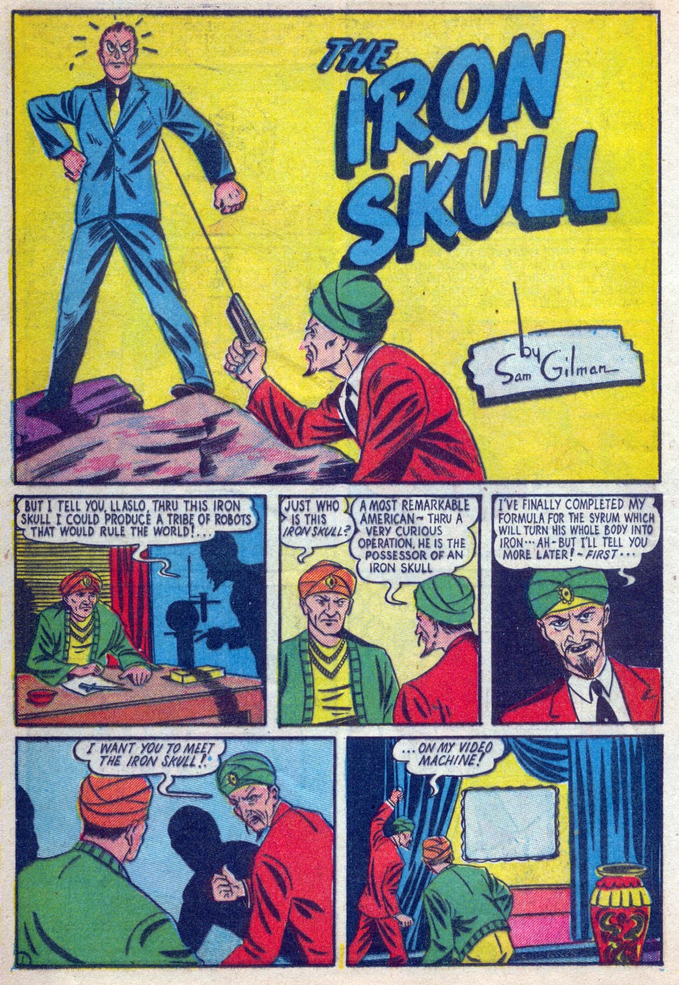 Read online Amazing Man Comics comic -  Issue #15 - 19