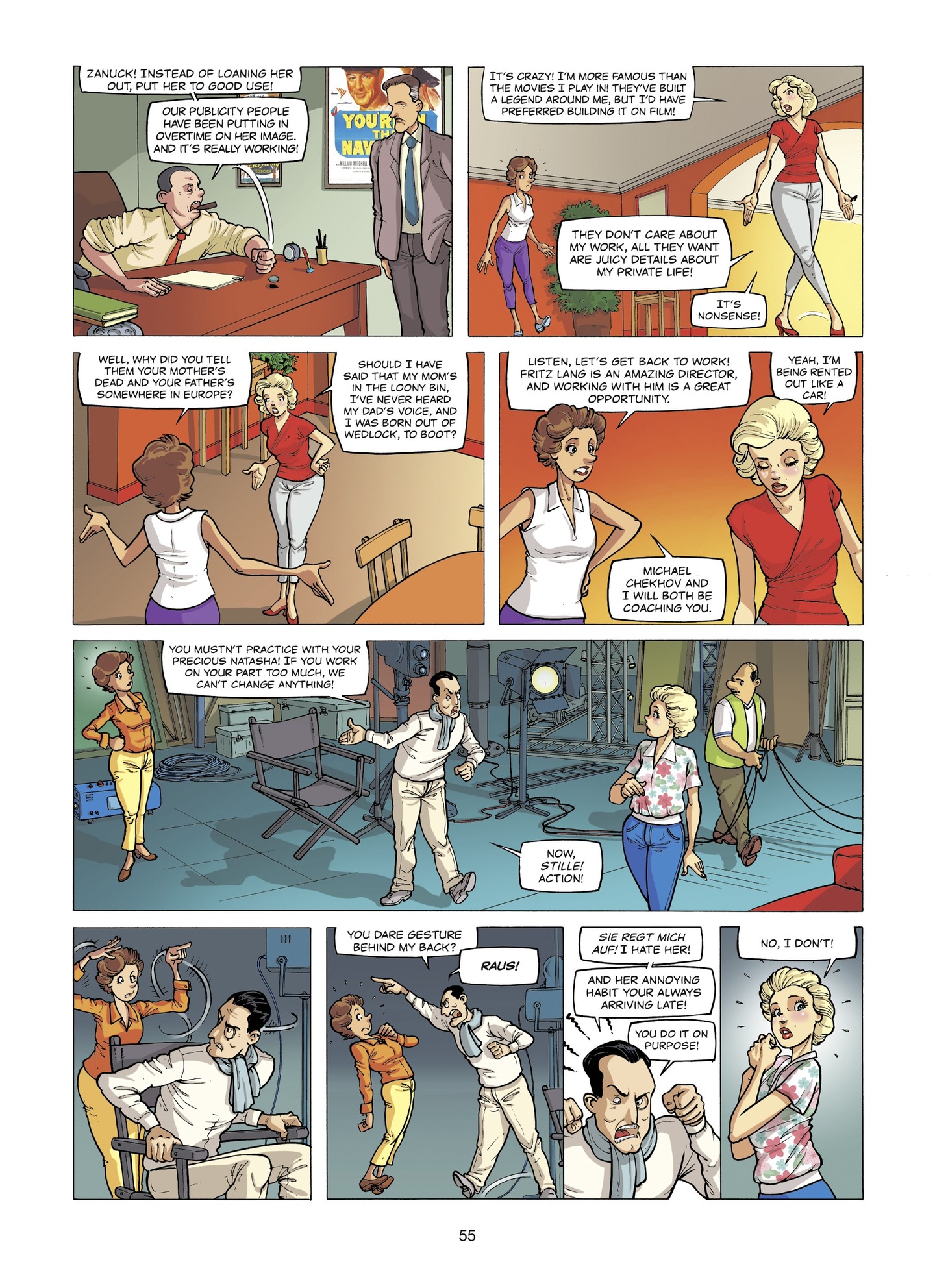 Read online The Stars of History: Marilyn Monroe comic -  Issue # TPB - 55