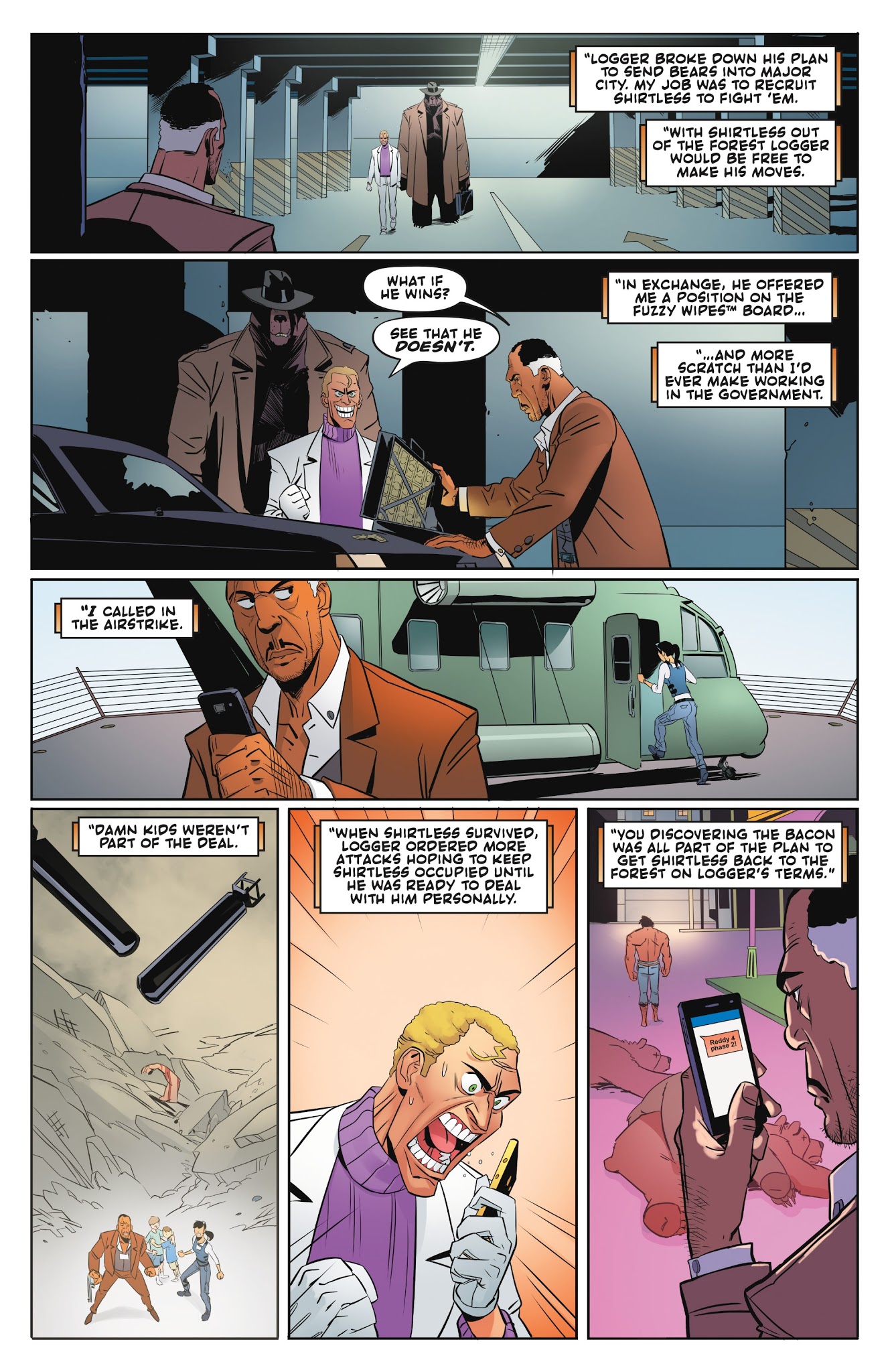 Read online Shirtless Bear-Fighter! comic -  Issue #4 - 5