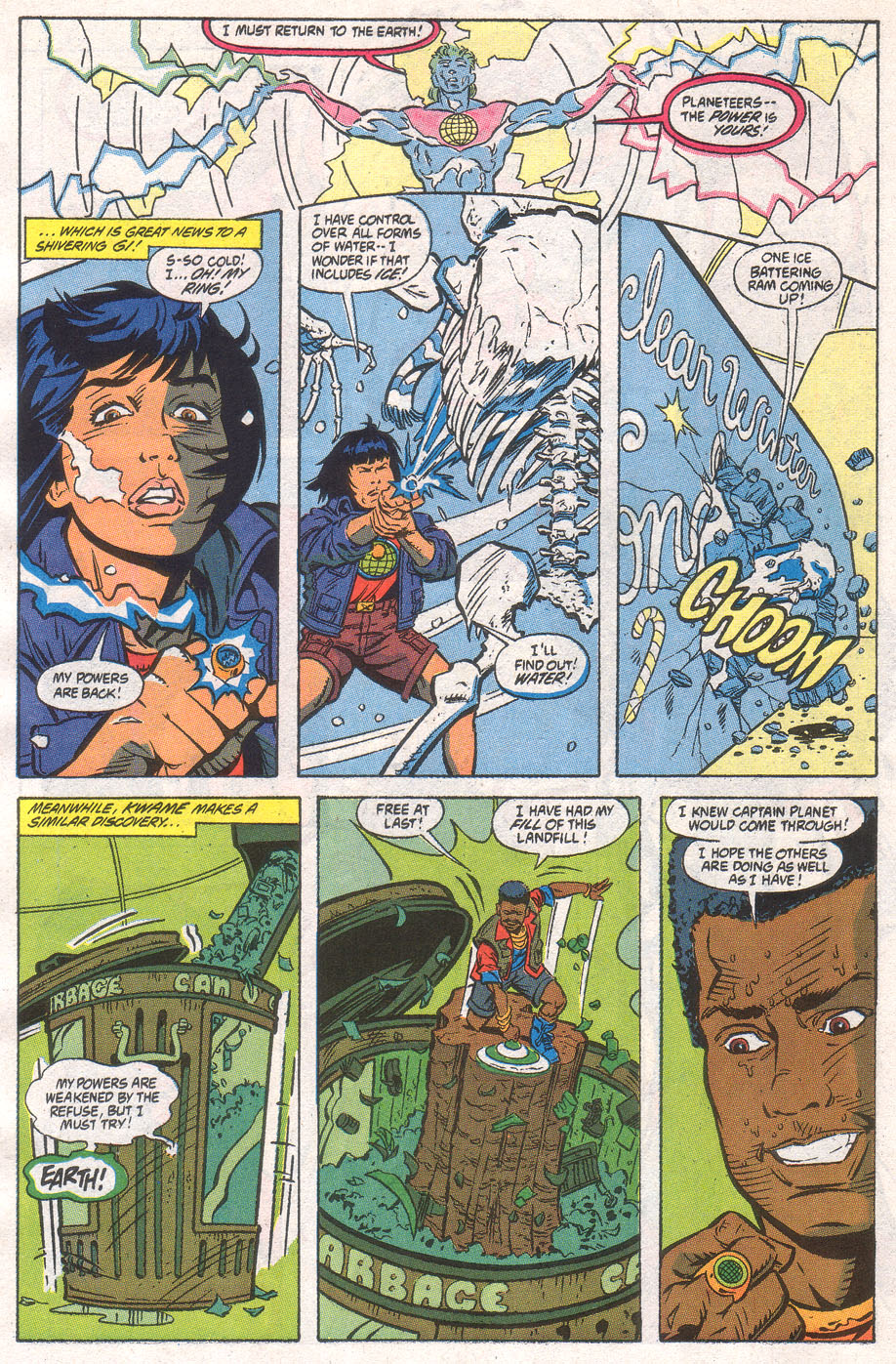 Read online Captain Planet and the Planeteers comic -  Issue #5 - 17
