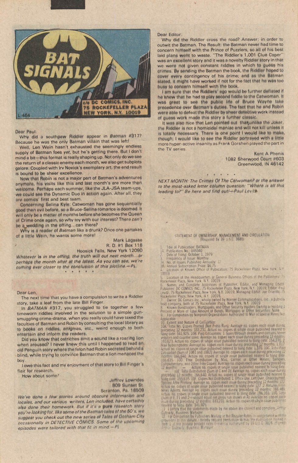 Read online Batman (1940) comic -  Issue #322 - 32