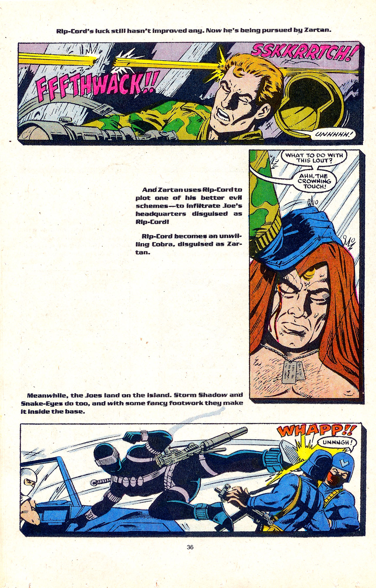 Read online G.I. Joe Yearbook comic -  Issue #3 - 38