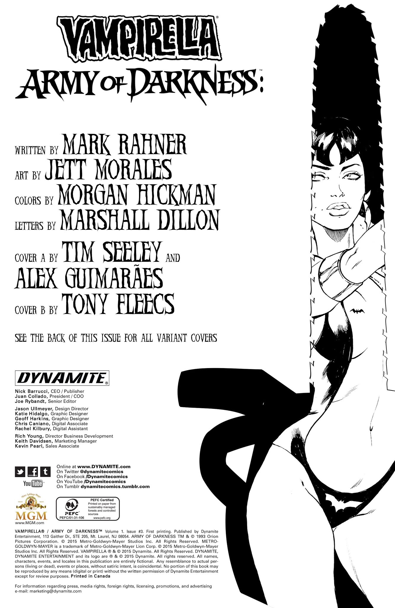 Read online Vampirella/Army of Darkness comic -  Issue #3 - 3