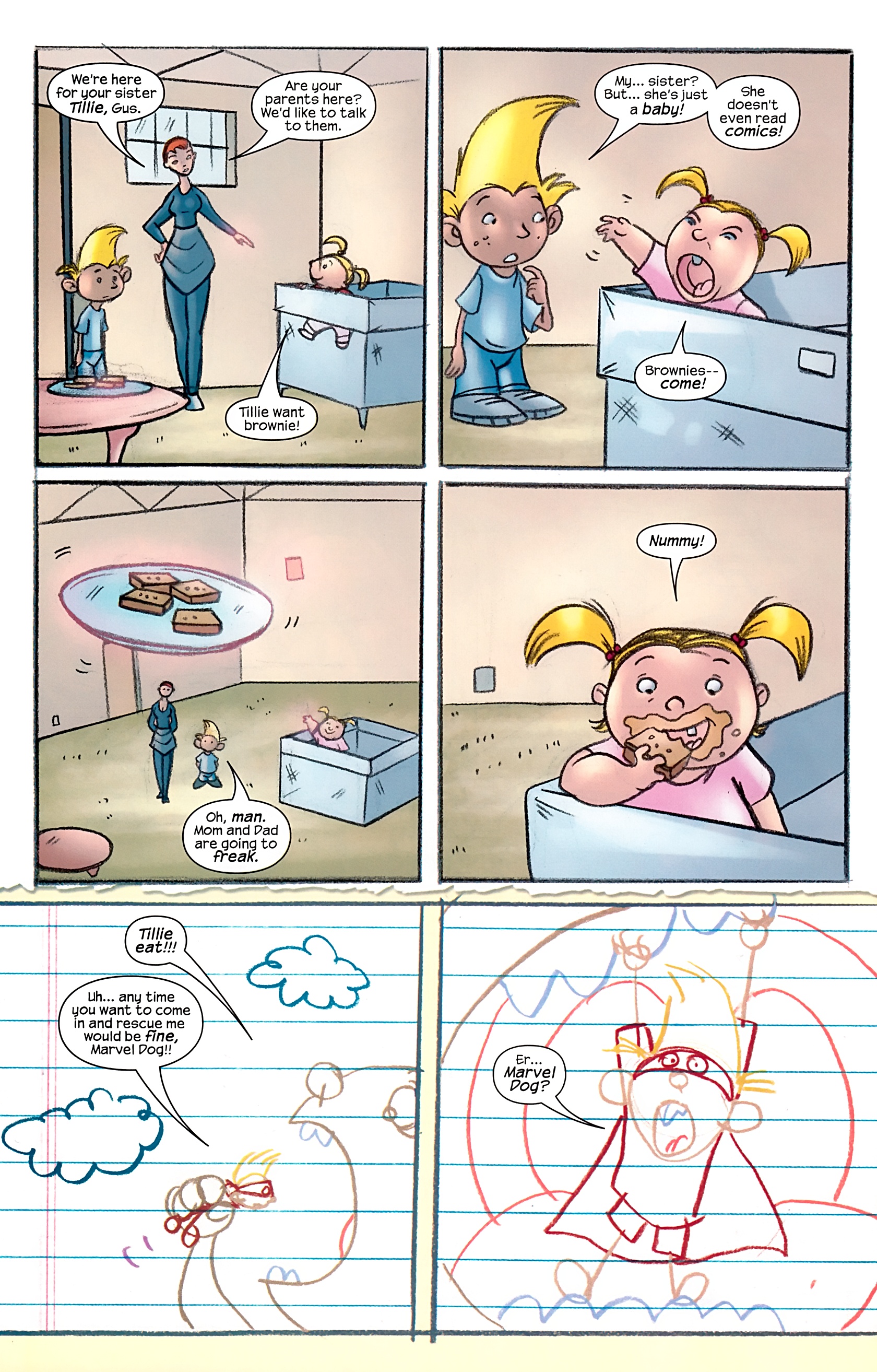 Read online Marvelous Adventures of Gus Beezer comic -  Issue # X-Men - 21