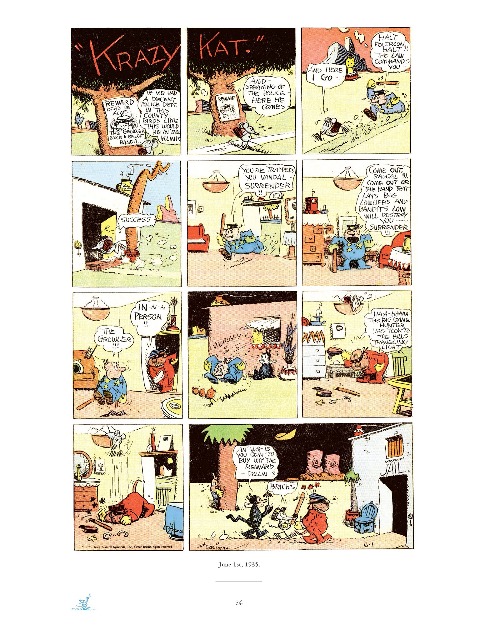 Read online Krazy & Ignatz comic -  Issue # TPB 9 - 32