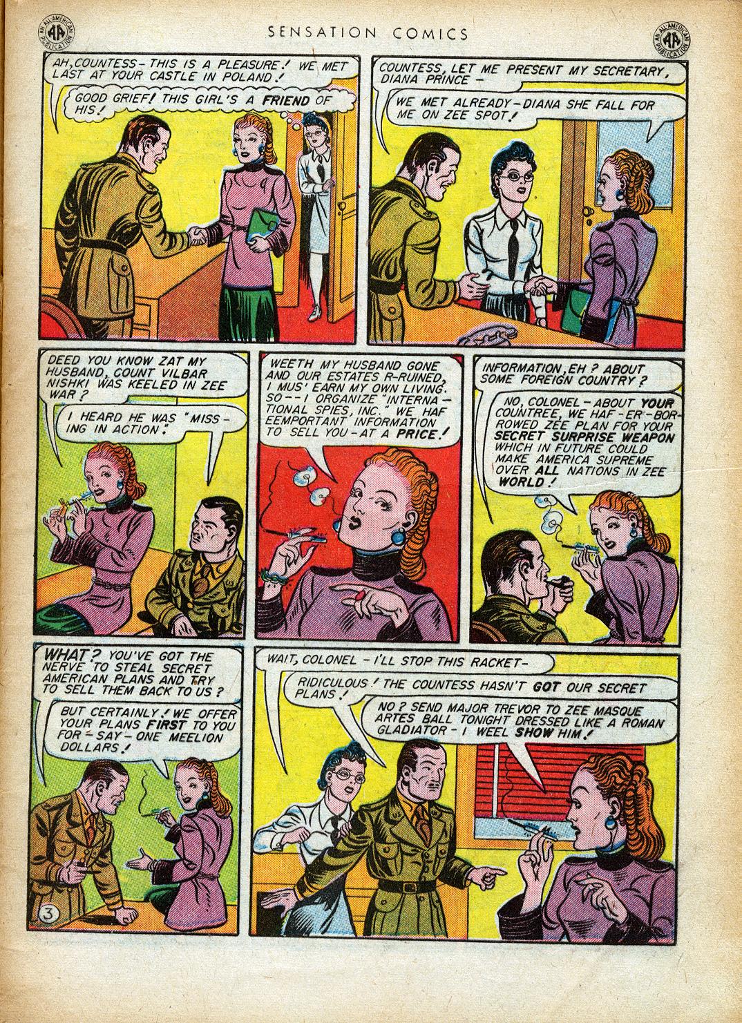 Read online Sensation (Mystery) Comics comic -  Issue #40 - 5