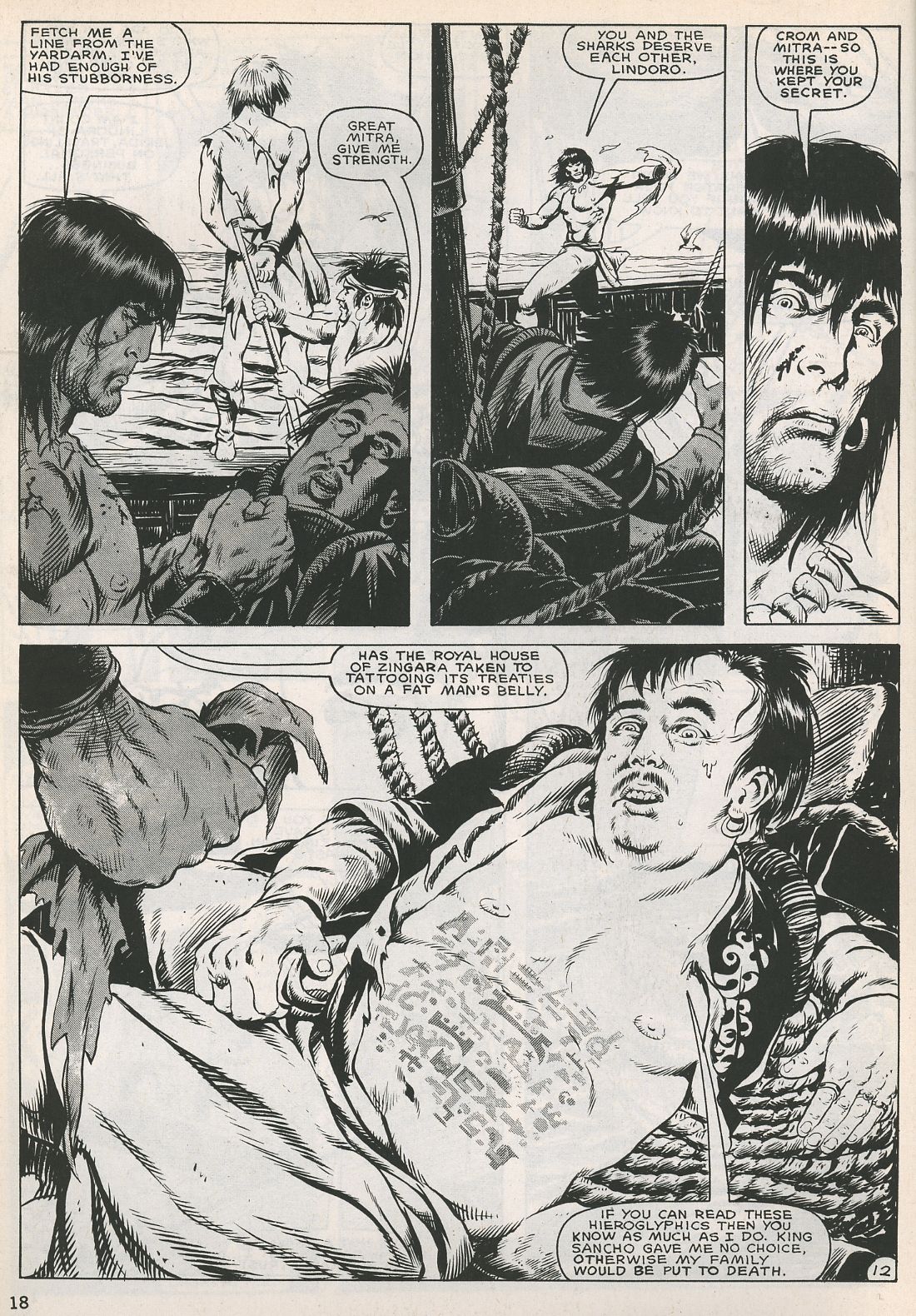 Read online The Savage Sword Of Conan comic -  Issue #129 - 17