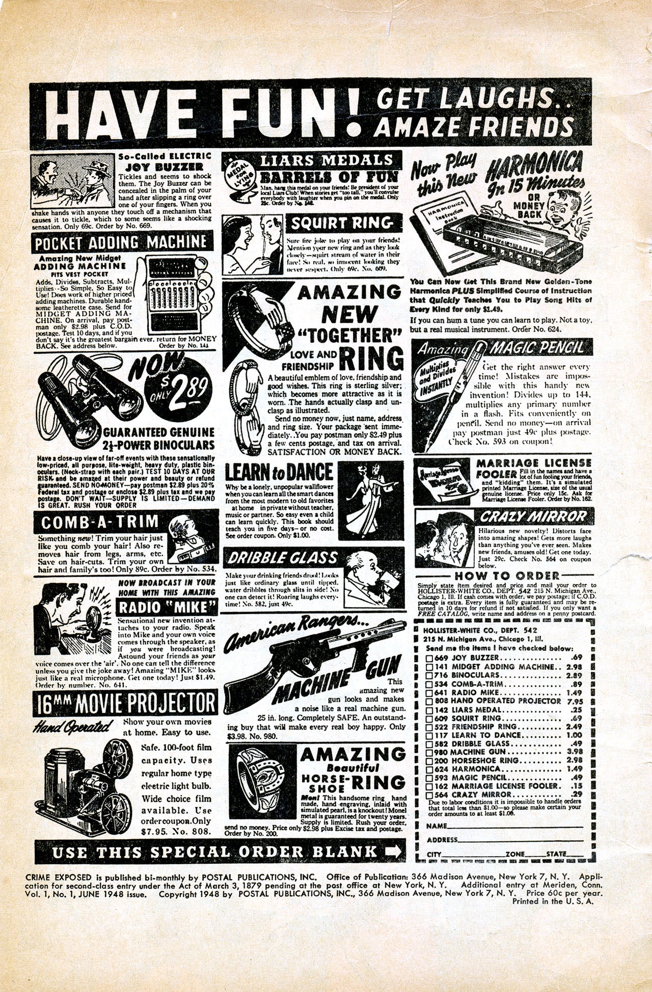 Read online Crime Exposed (1948) comic -  Issue # Full - 2