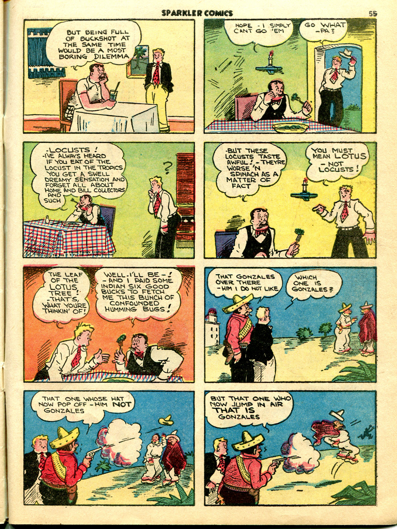 Read online Sparkler Comics comic -  Issue #5 - 56