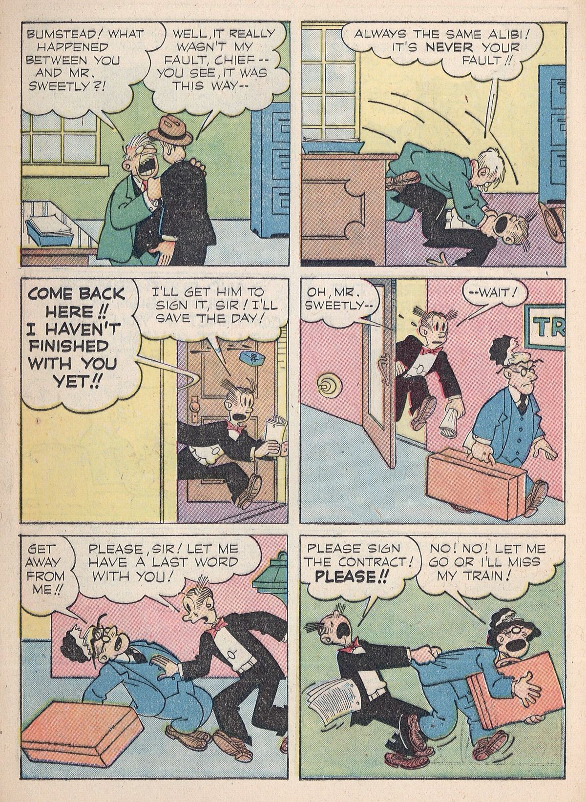 Read online Blondie Comics (1947) comic -  Issue #11 - 12