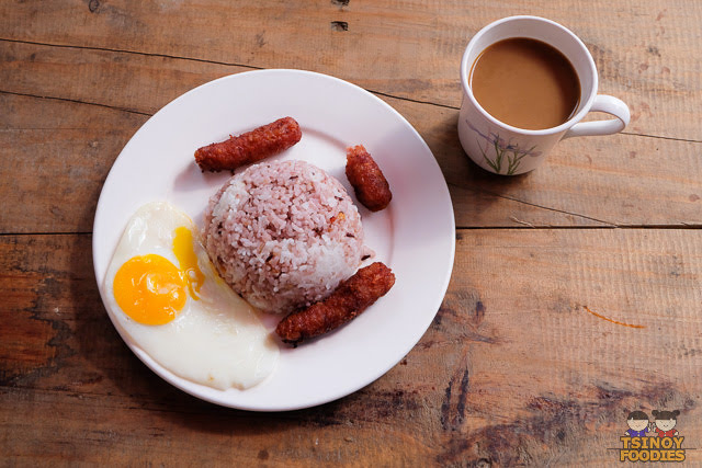 longsilog with coffee or tea longsilog with coffee or tea