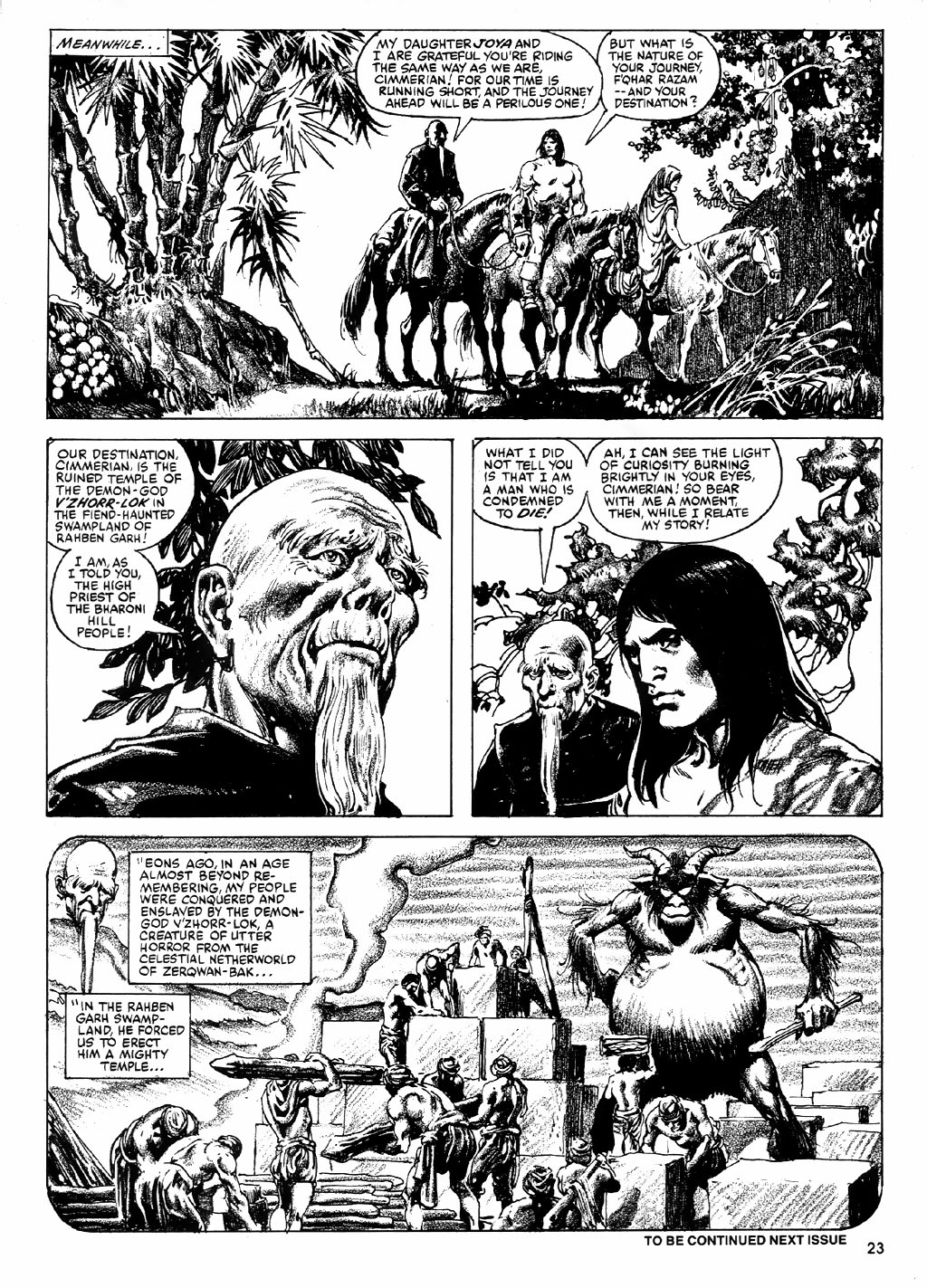 Read online The Savage Sword Of Conan comic -  Issue #82 - 22