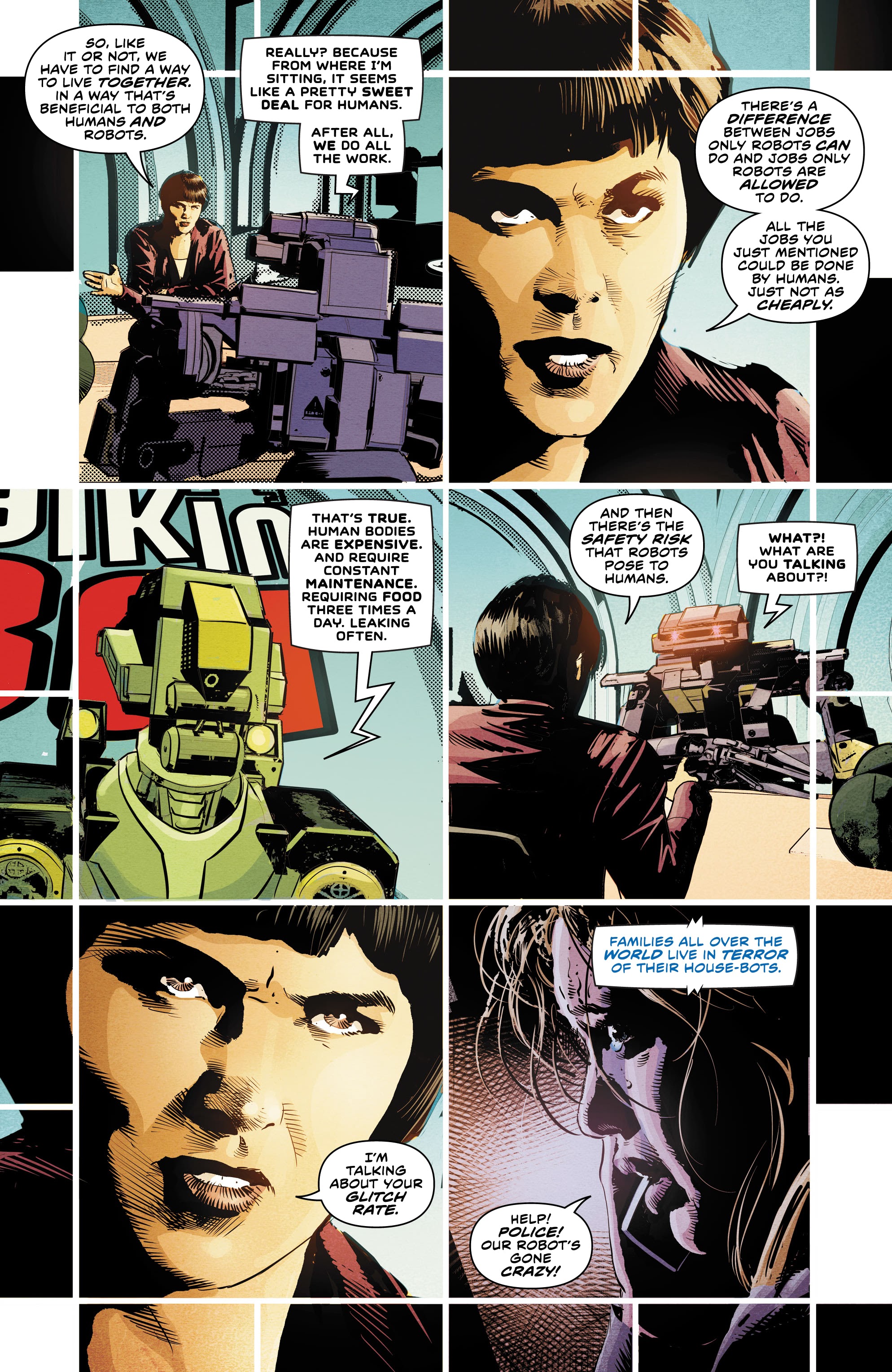 Read online Not All Robots comic -  Issue #1 - 14