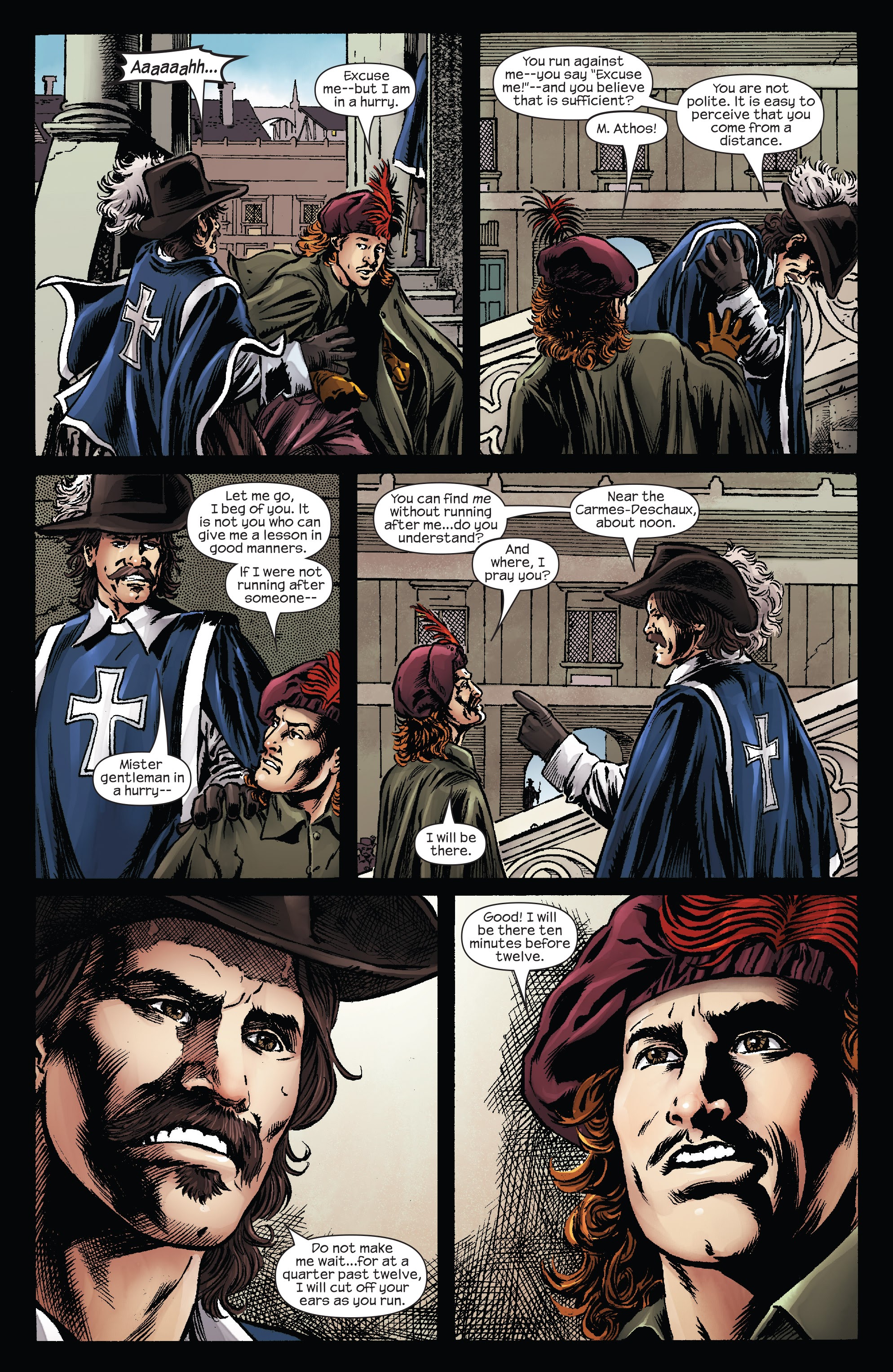 Read online Marvel Illustrated: The Three Musketeers comic -  Issue #1 - 12