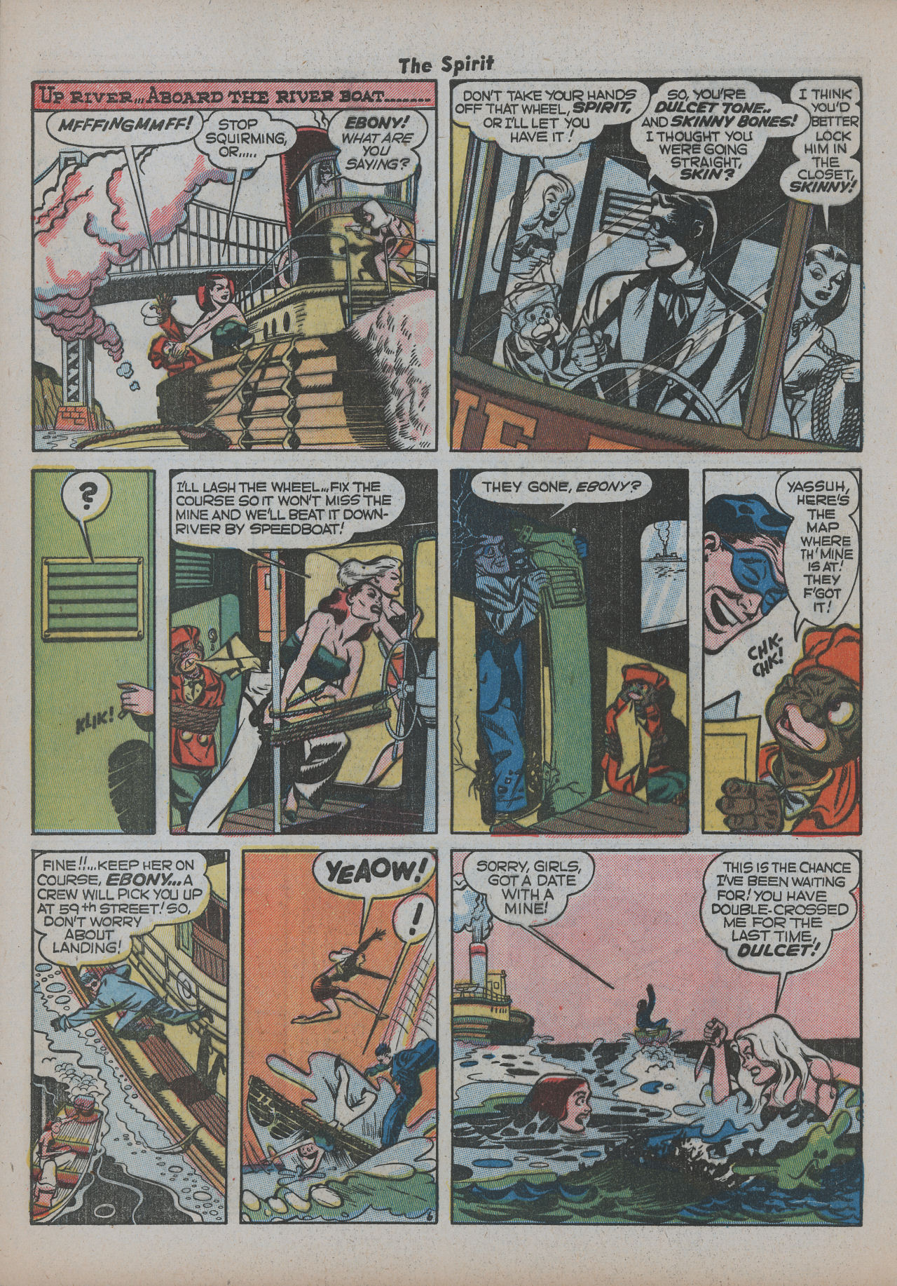 Read online The Spirit (1944) comic -  Issue #22 - 16