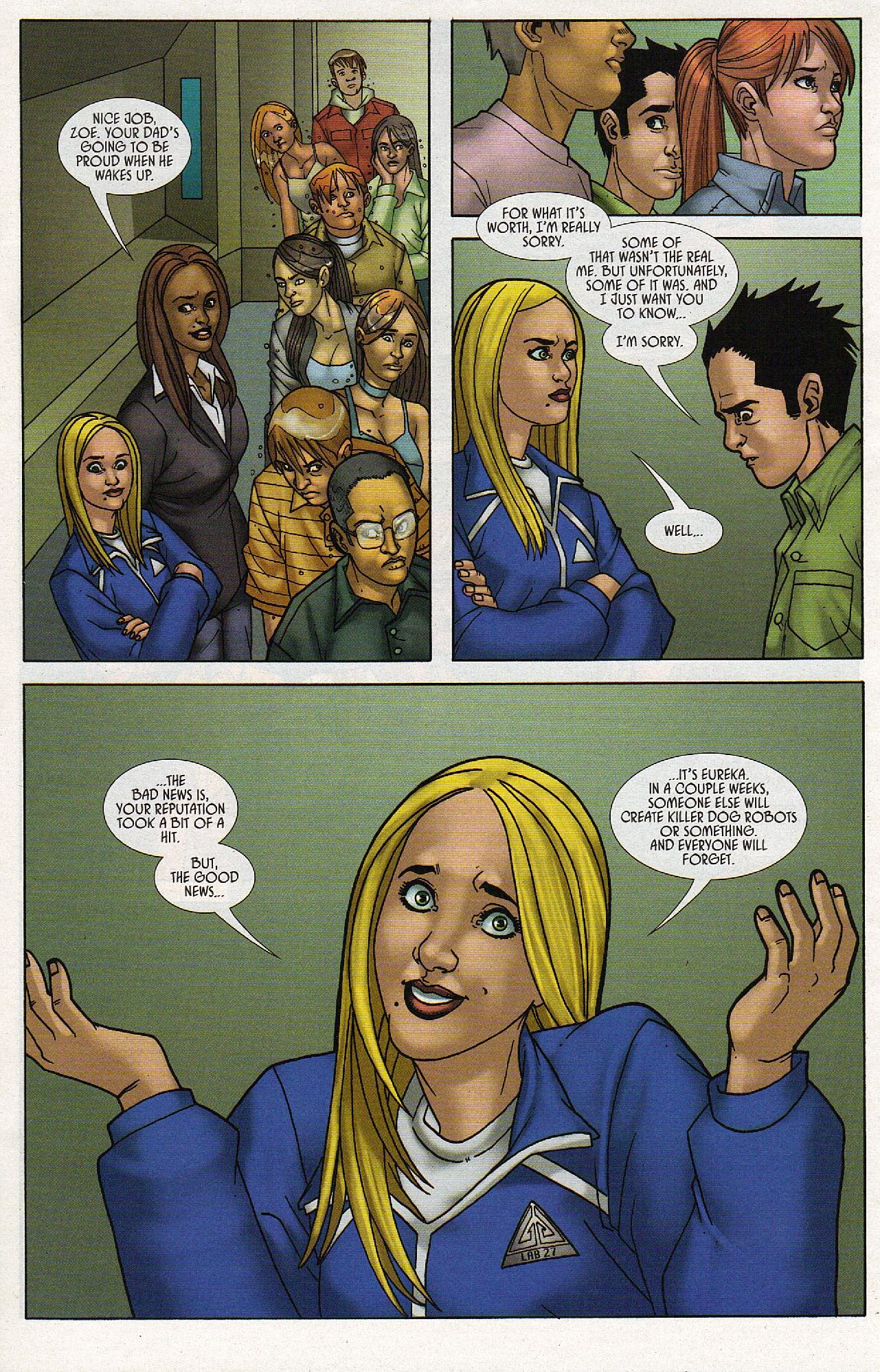 Read online Eureka: Dormant Gene comic -  Issue #4 - 21