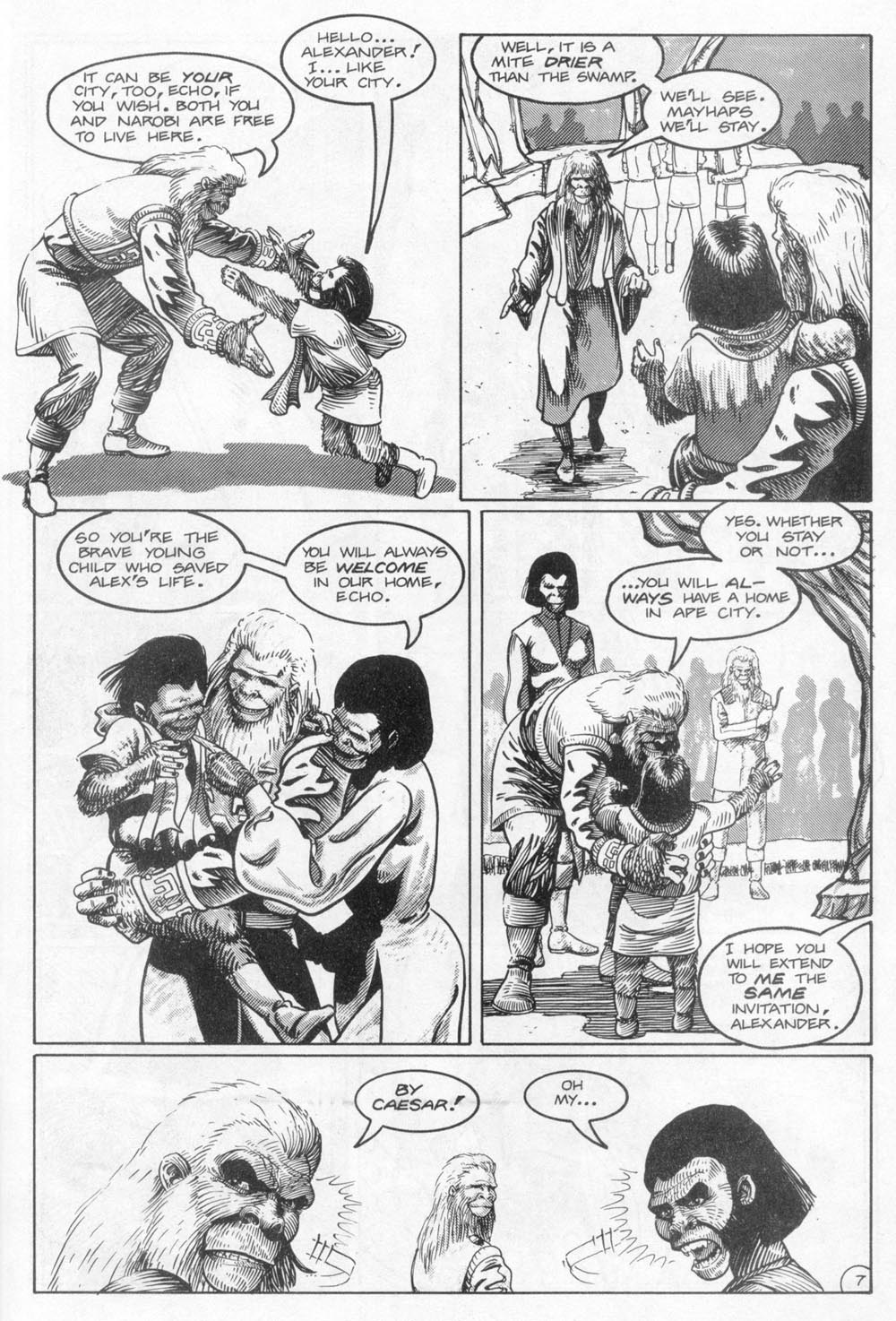 Read online Planet of the Apes (1990) comic -  Issue #12 - 9