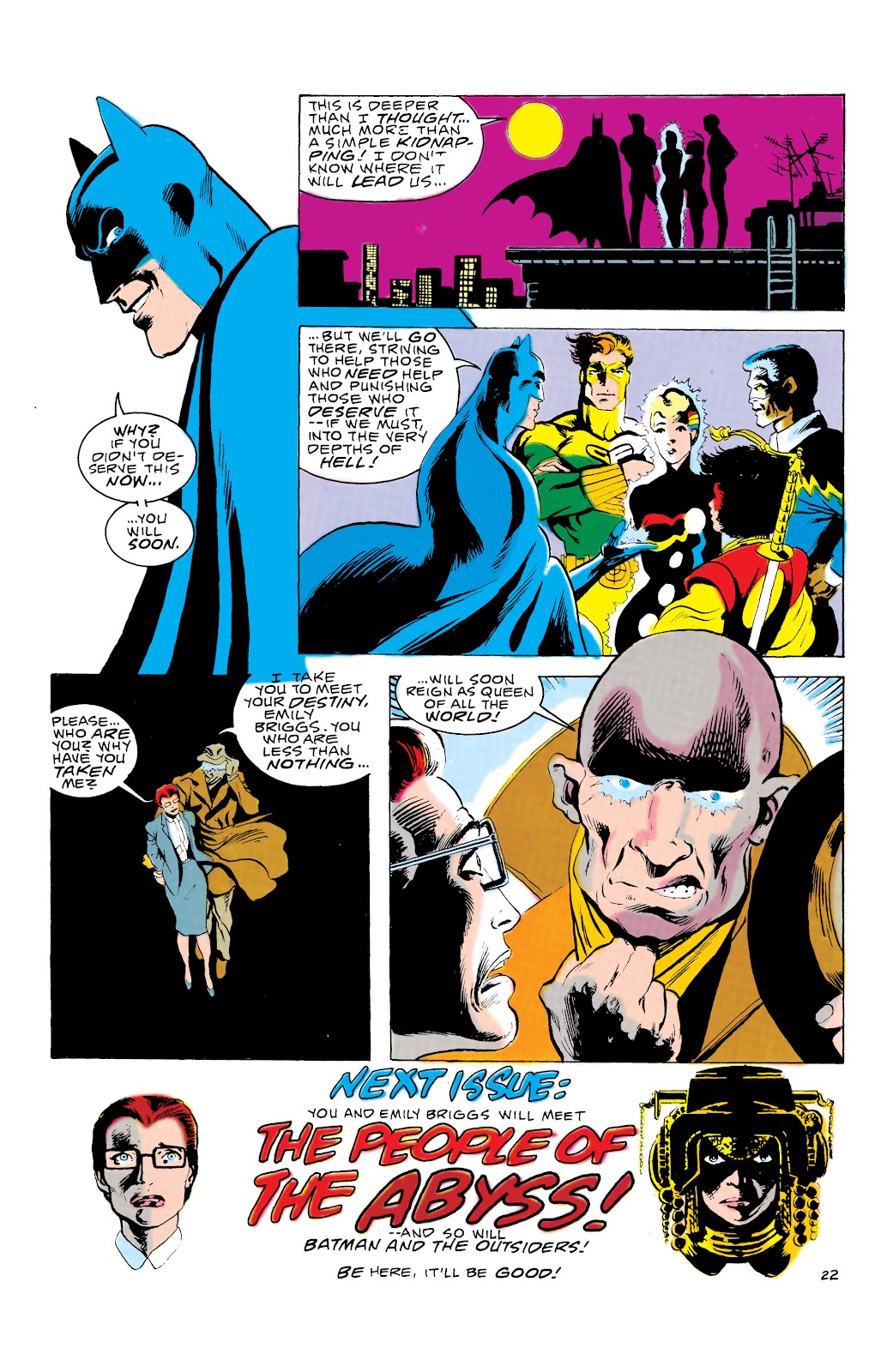 Batman and the Outsiders (1983) issue 28 - Page 22